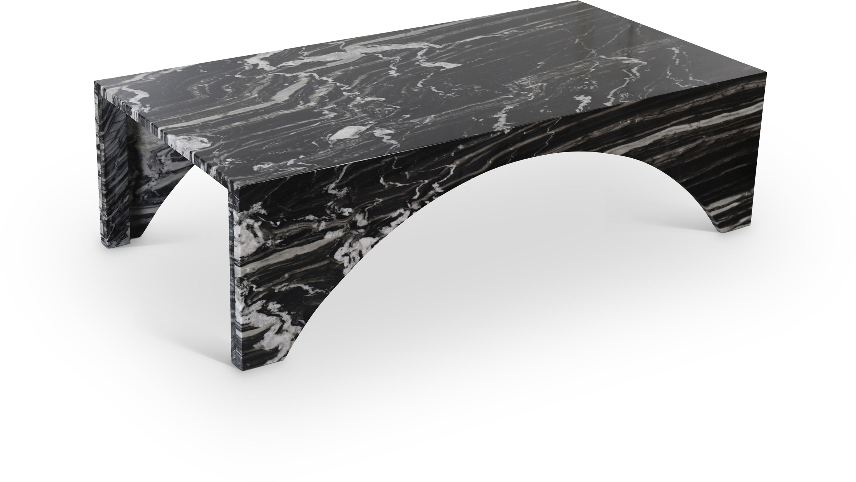 Palermo - Marble Coffee Table - Black