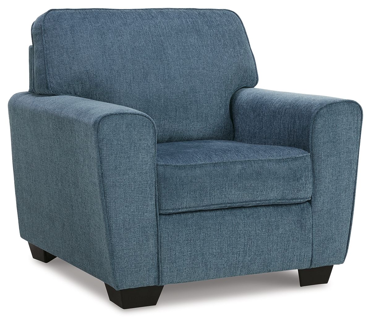 Ashley Furniture Cashton - 2 Pc. - Chair, Ottoman - Blue - Image 2