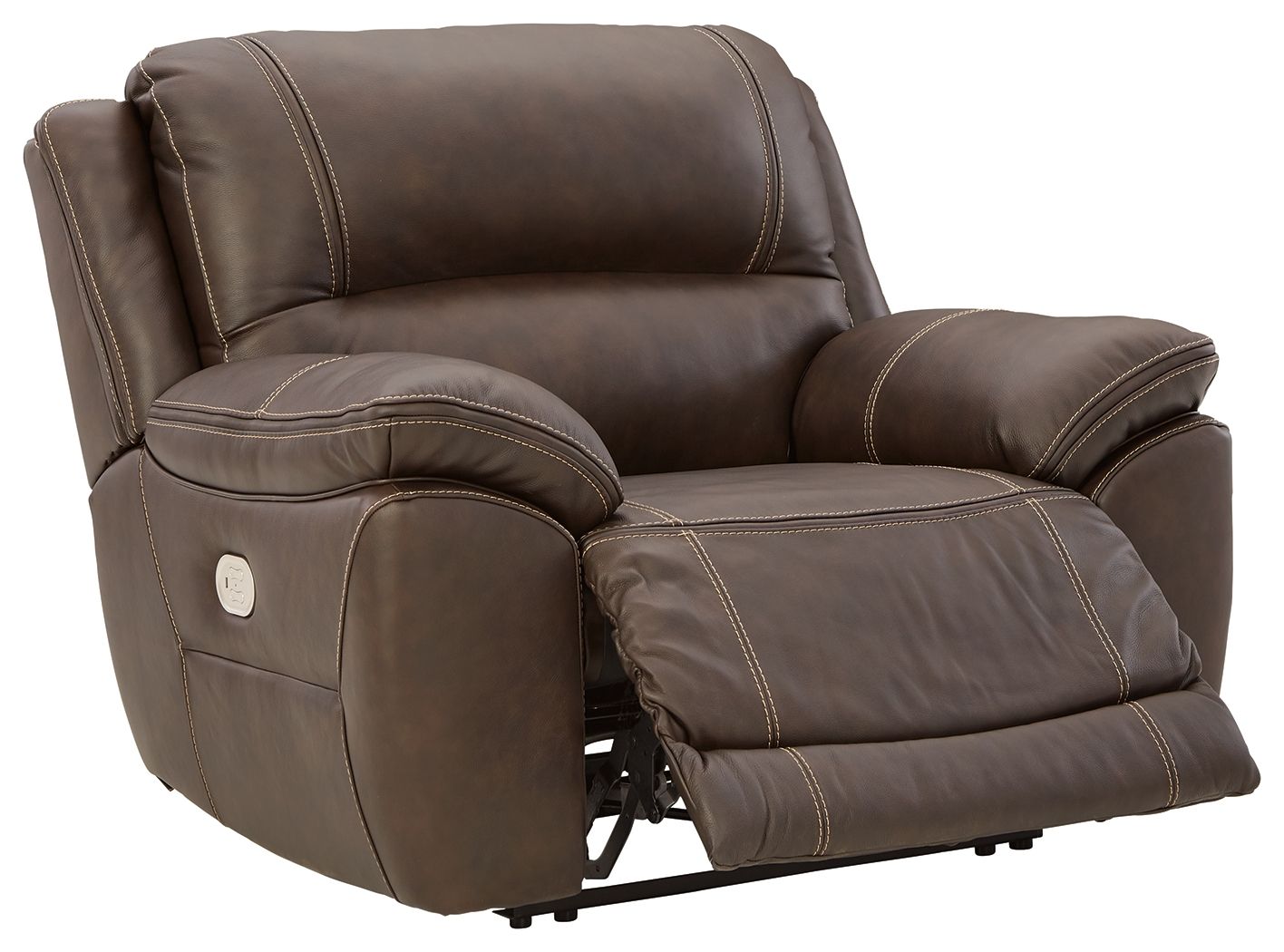 Ashley Furniture Dunleith - Zero Wall Recliner w/PWR HDRST - Chocolate - Image 3