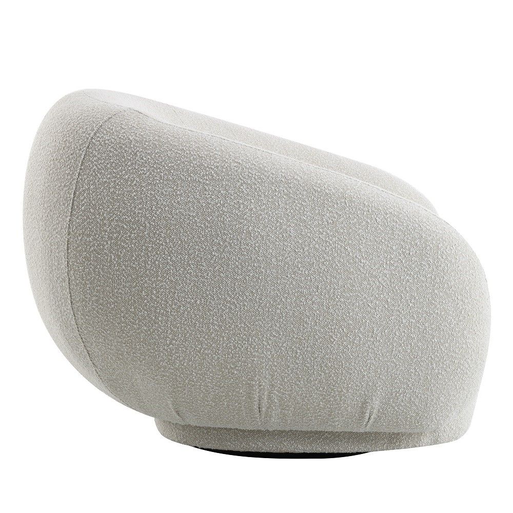 Isabel - Chair With Swivel - Beige Boucle, beige, view 3