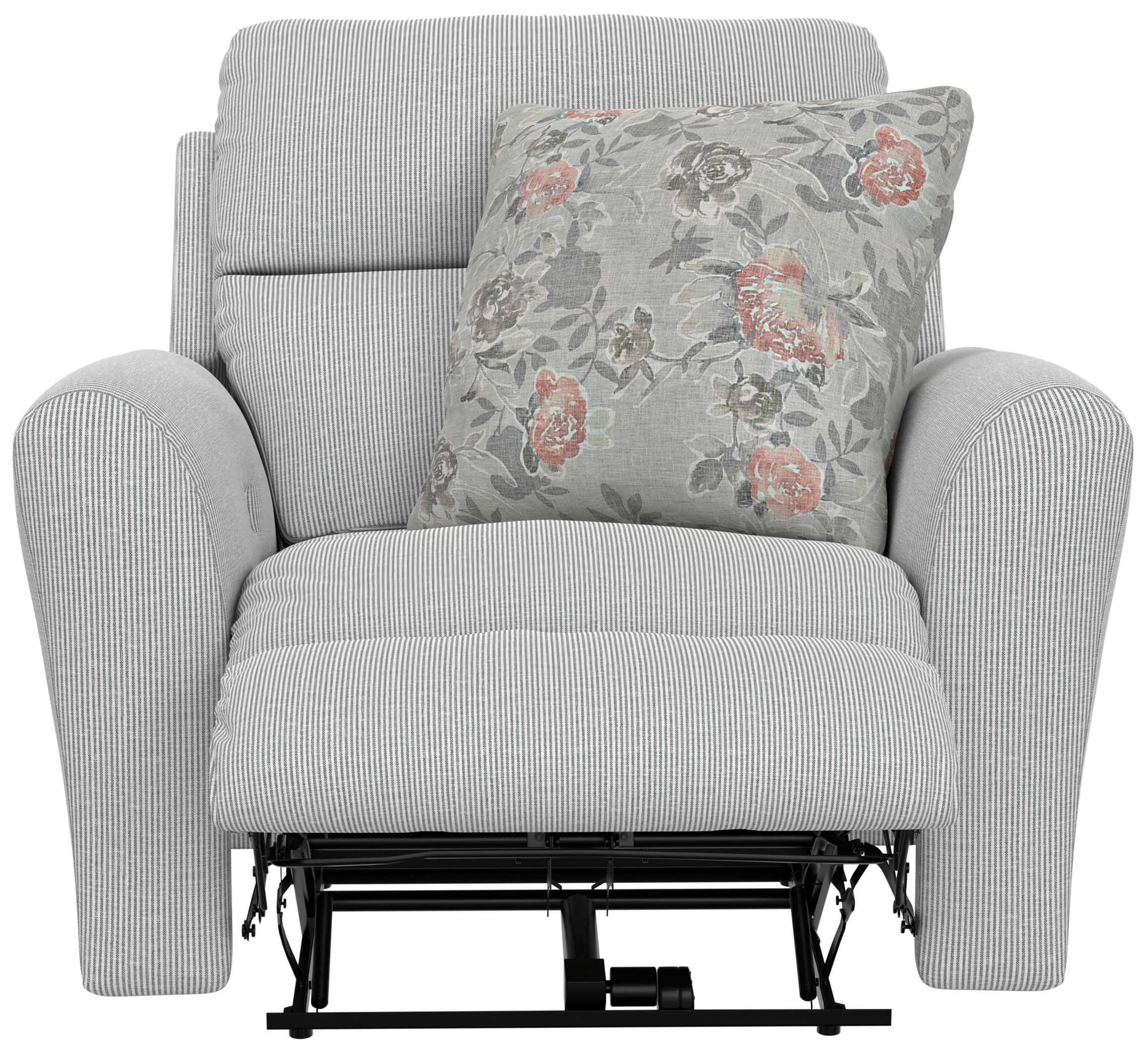 Chappy - Power Lay Flat Recliner - Pebble