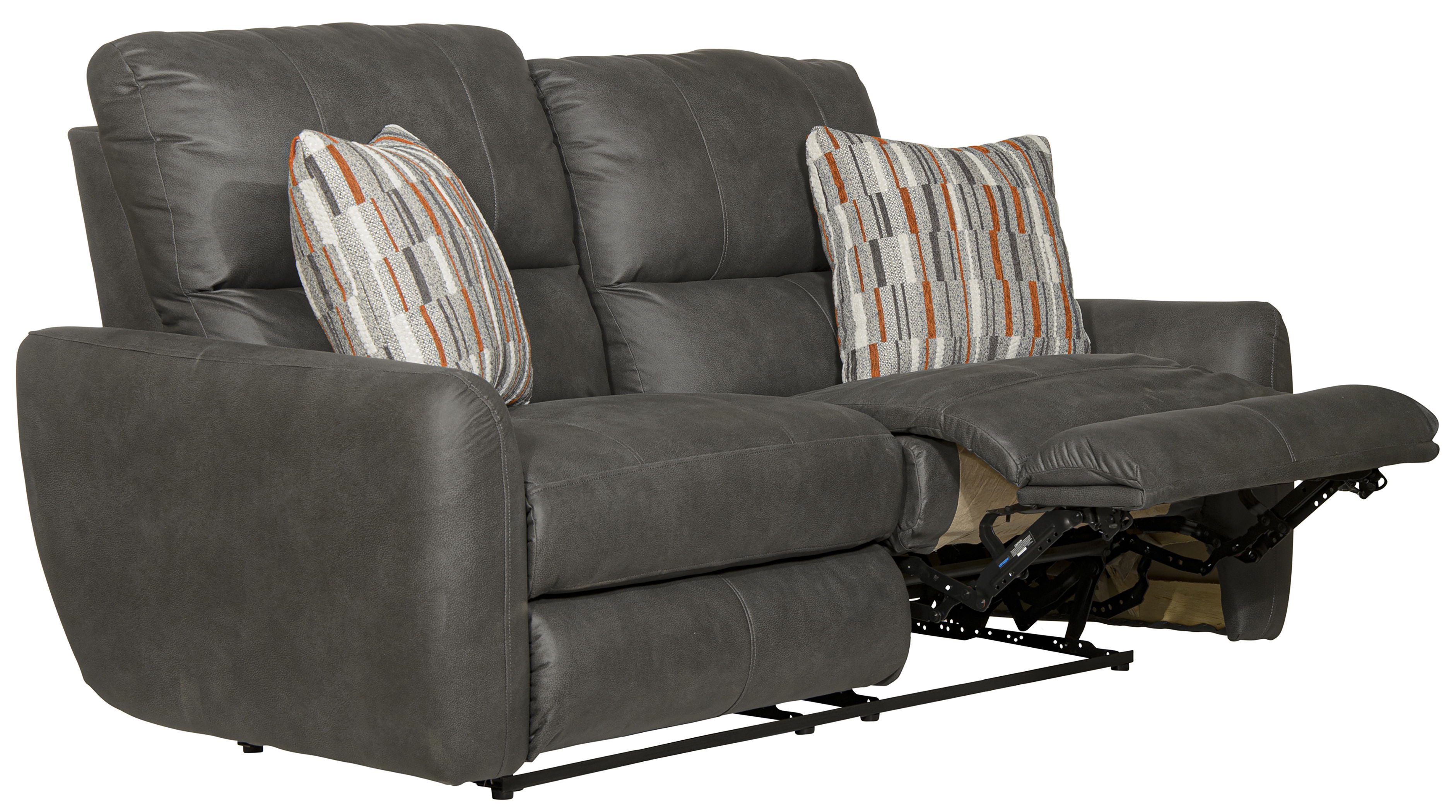 Dorian - Reclining Loveseat - Charcoal