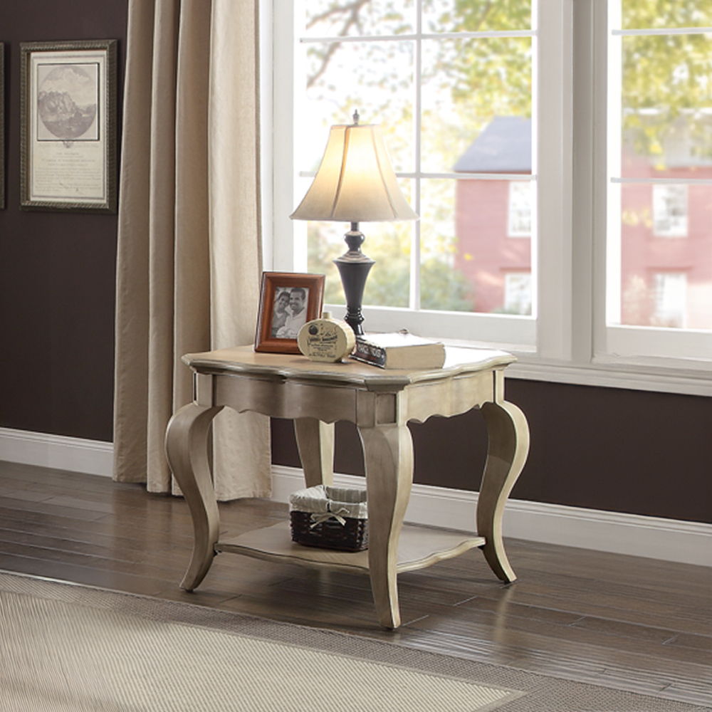 Chelmsford - End Table - Antique Taupe, beige