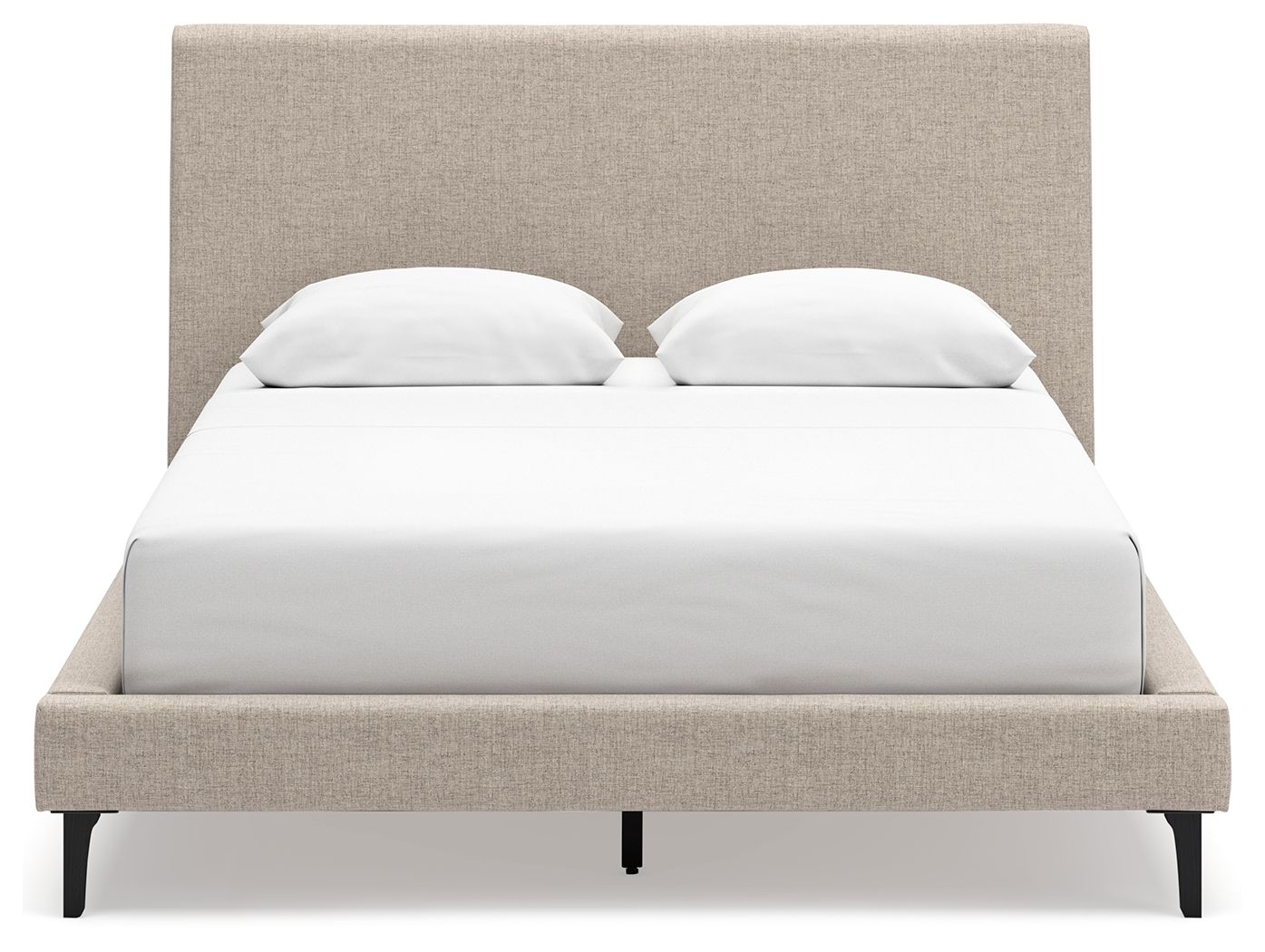 Ashley Furniture Cielden - 3 Pc. - Dresser, Mirror, Queen Upholstered Bed With Roll Slats - Soft Gray / Beige - Image 10
