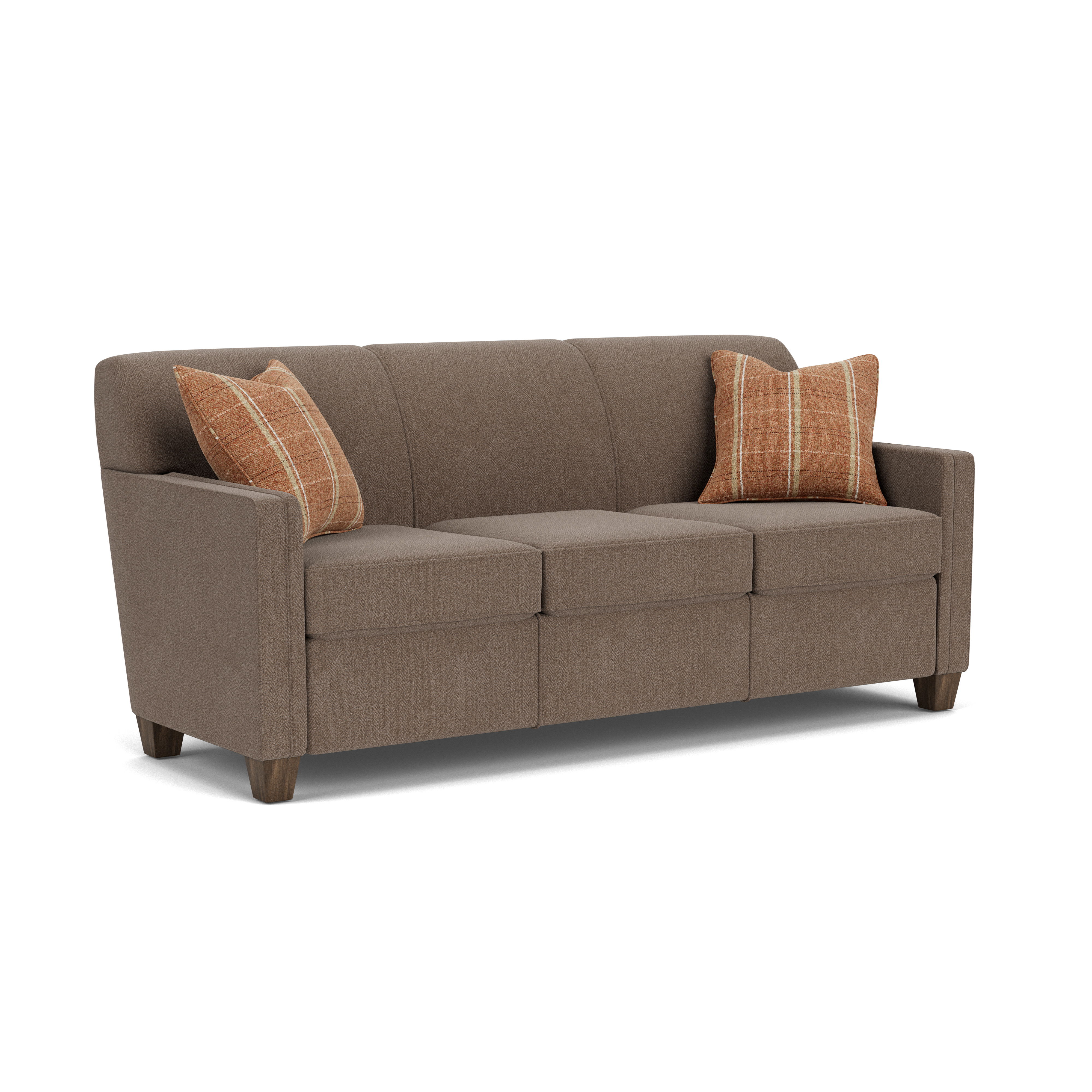 Nora - Fabric Sofa, light brown