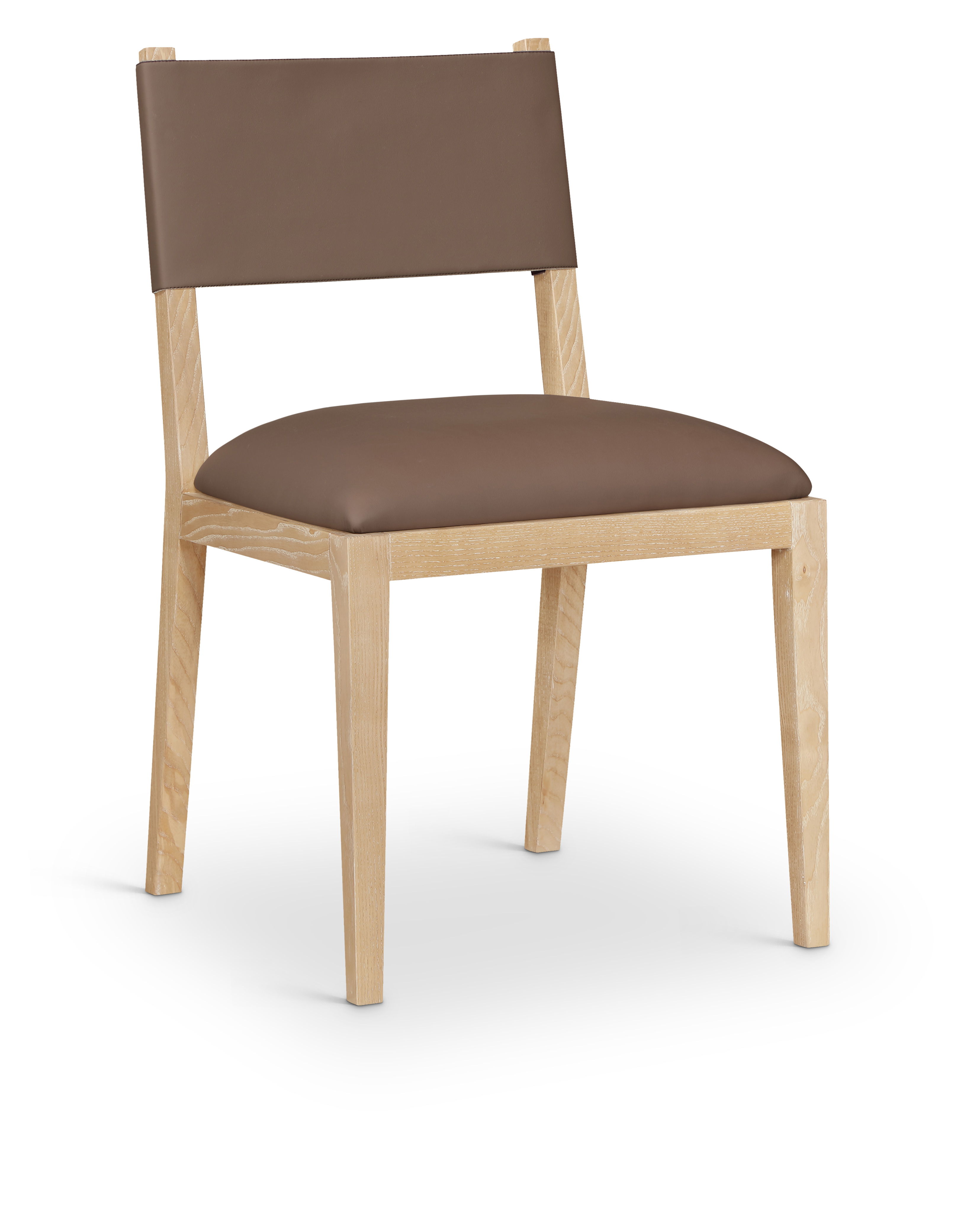 Avon - Vegan Leather Dining Side Chair (Set of 2) - Brown