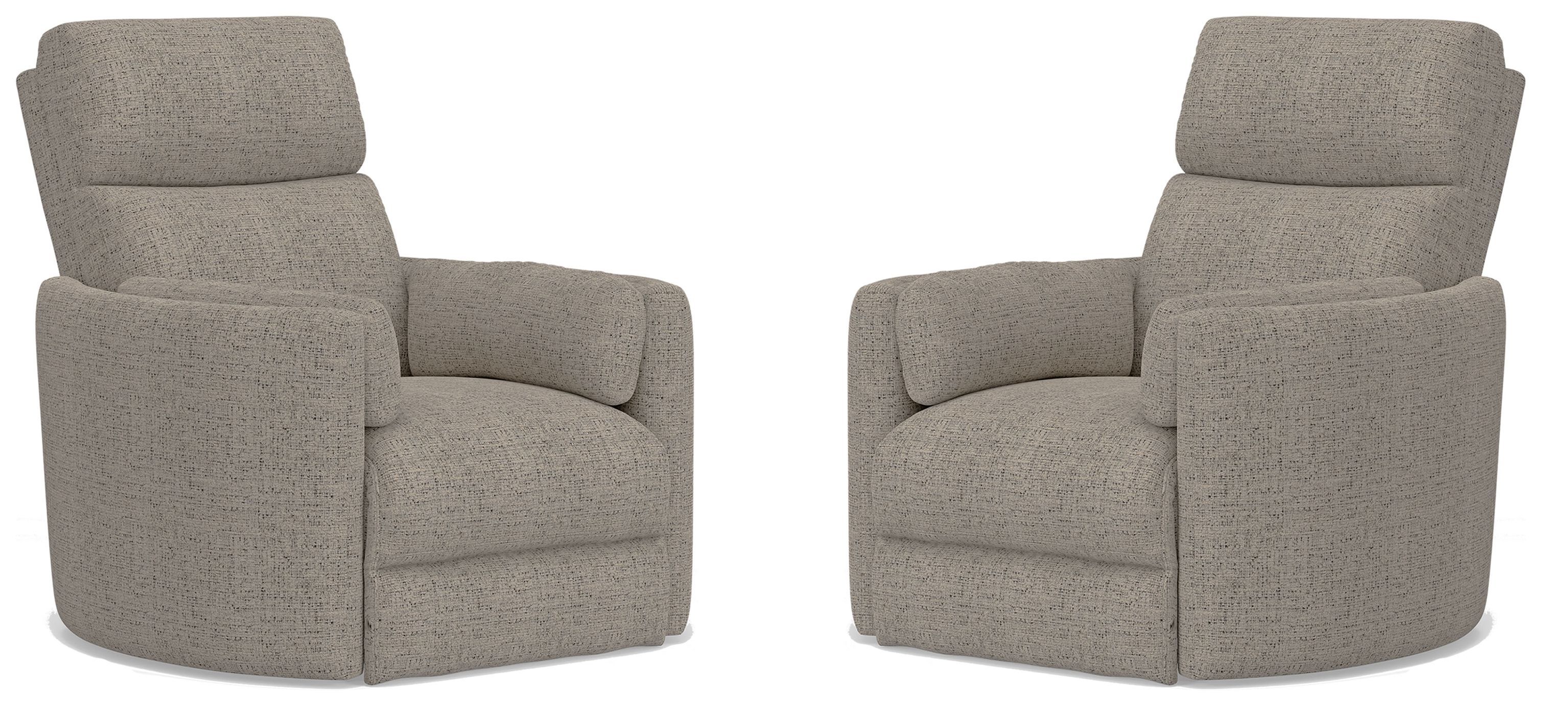 Parker House Radius - Manual Swivel Recliner (Set of 2) - Burlap
