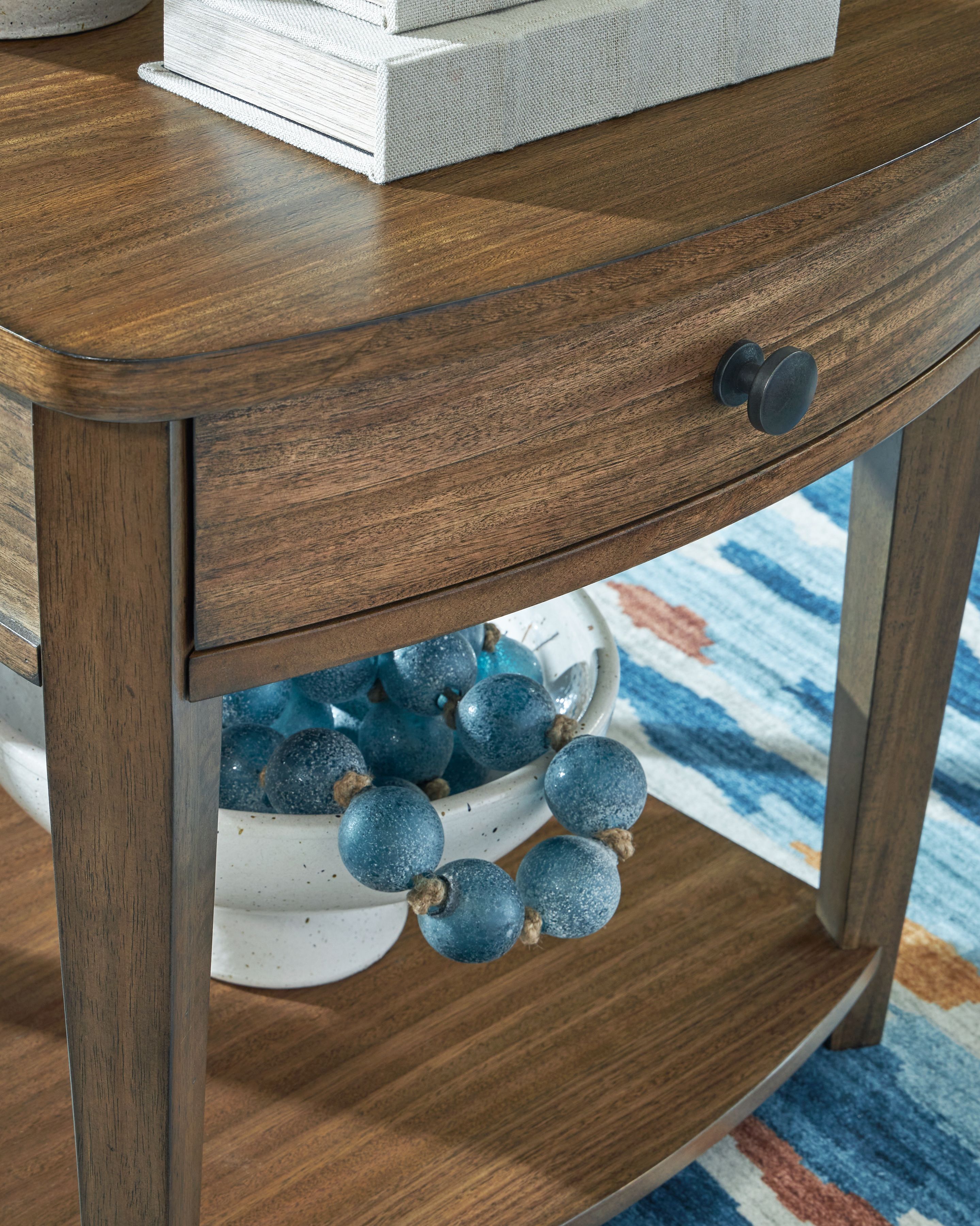 Ashley Furniture Burkbyer - Rectangular End Table - Brown - Image 7