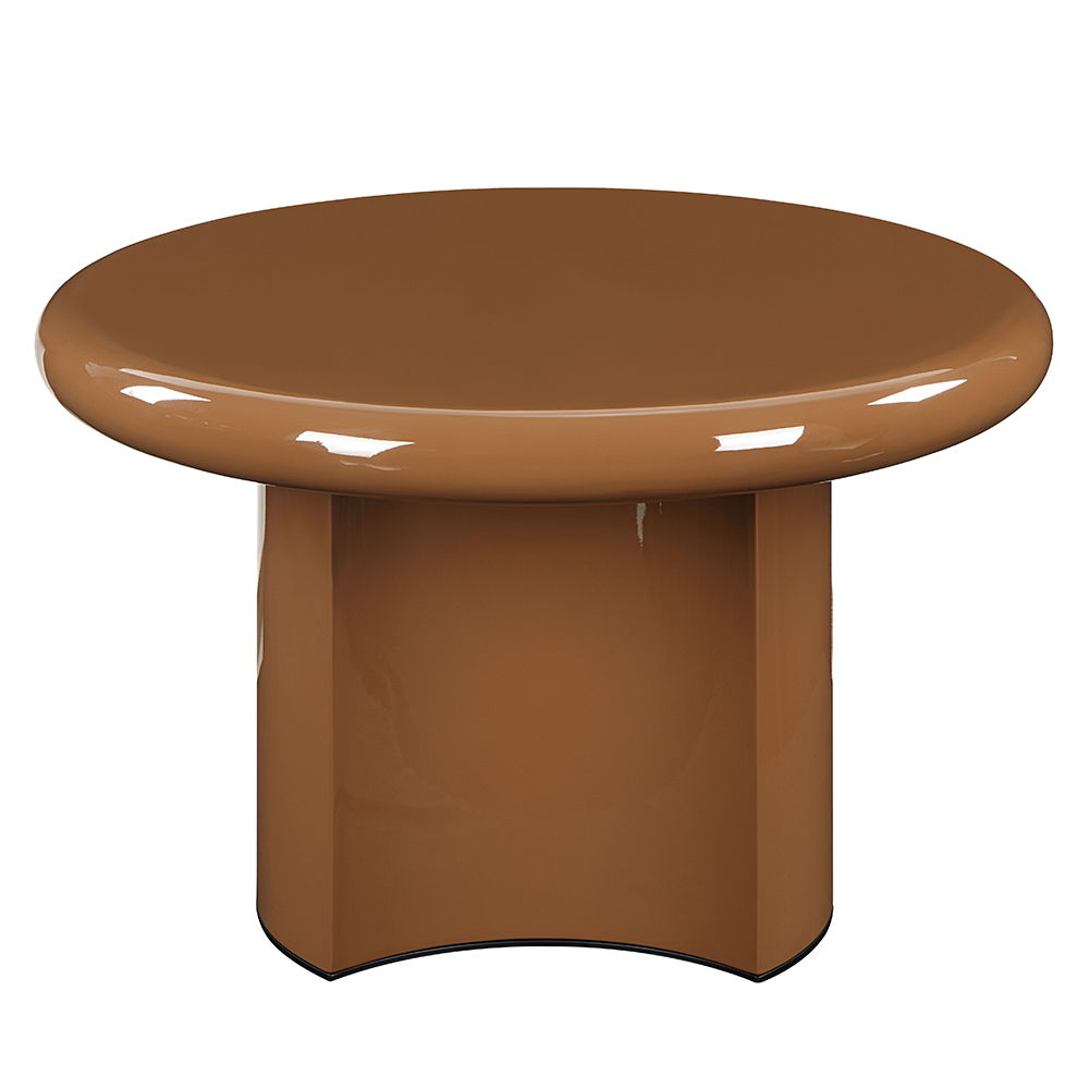 Ronald - End Table - Brown High Gloss, dark brown, view 8