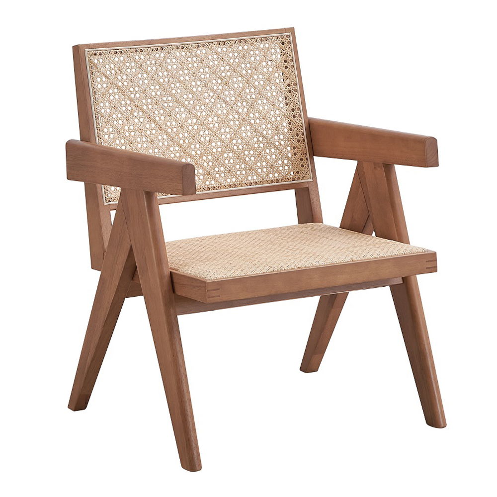 Velentina - Accent Chair - Rattan & Natural, light brown, view 2