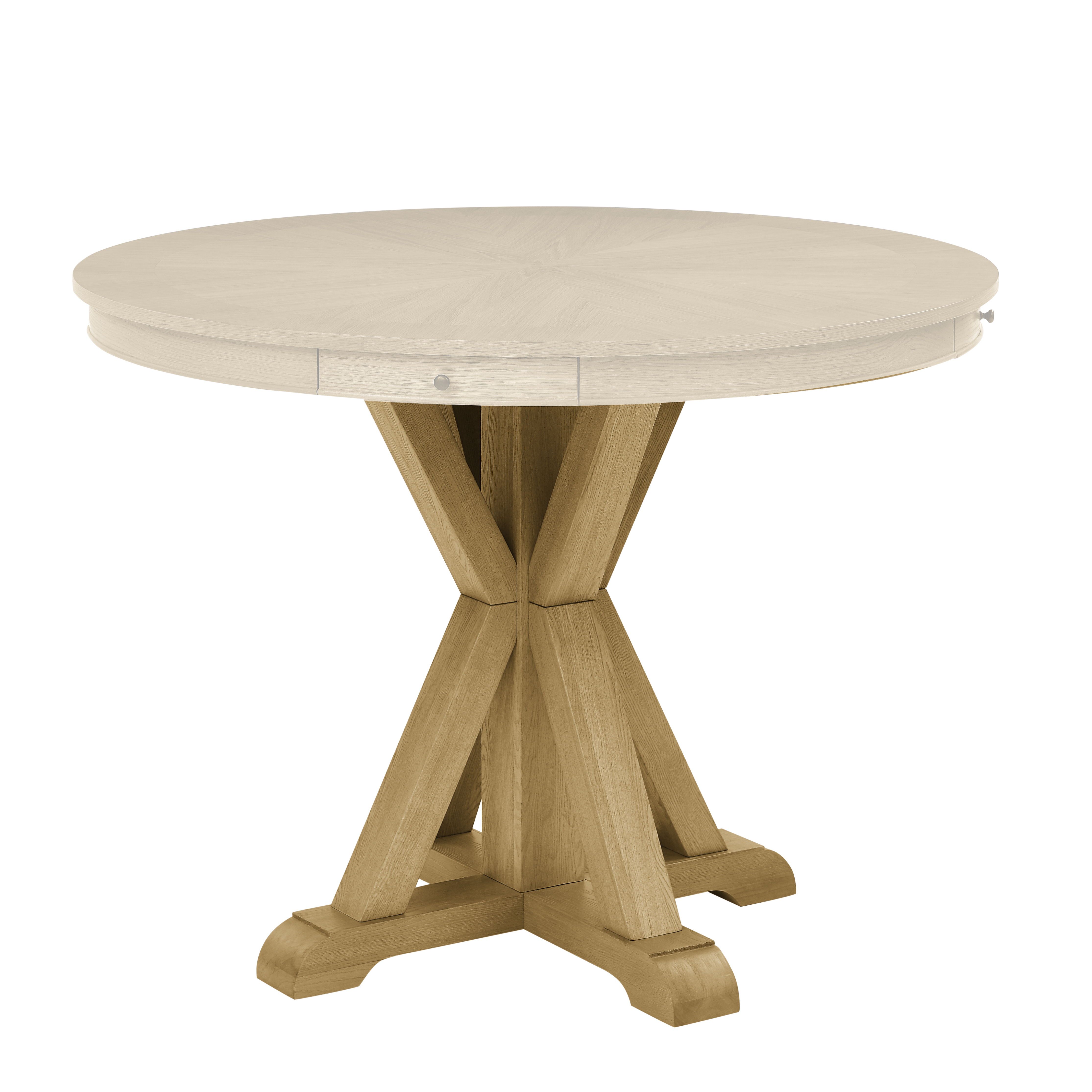 Rylie - Counter Trestle Table Base - Caramlel