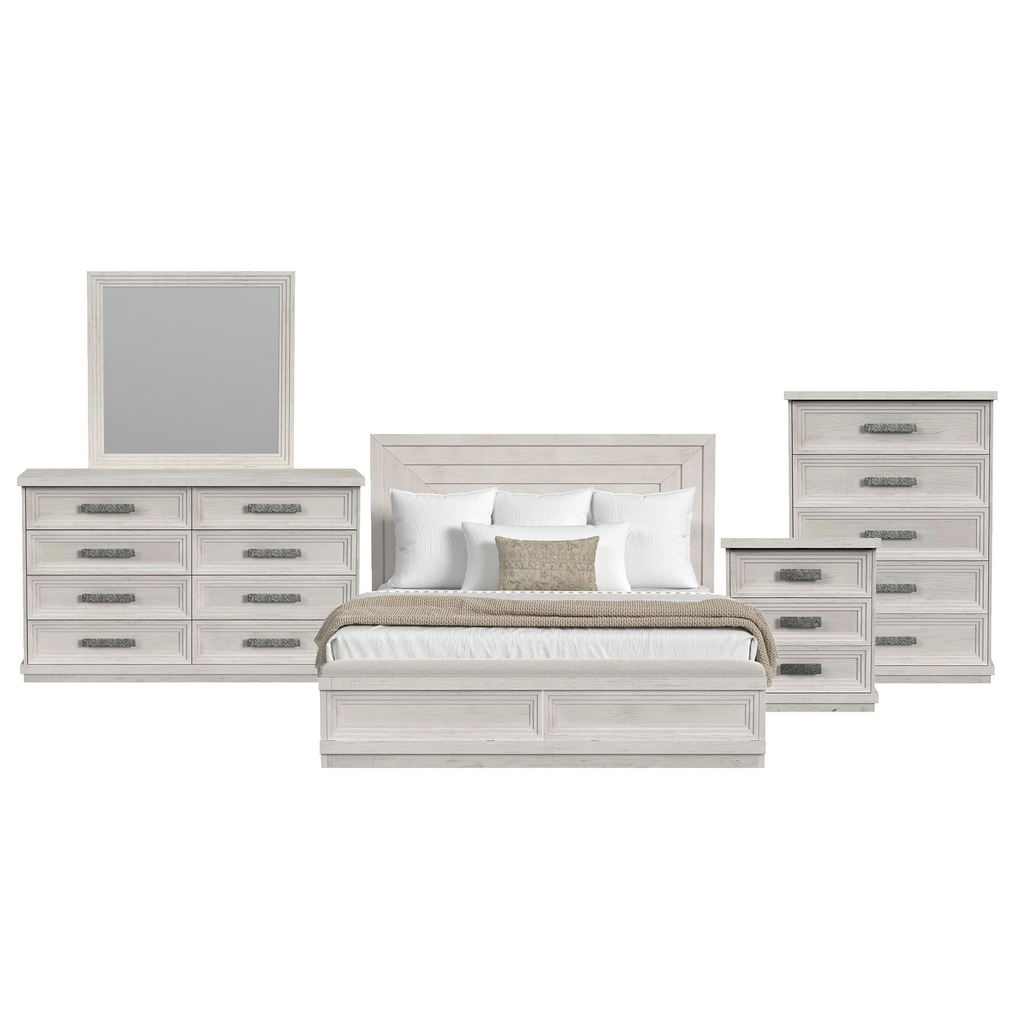 King · 5 Pc · Bedroom Set