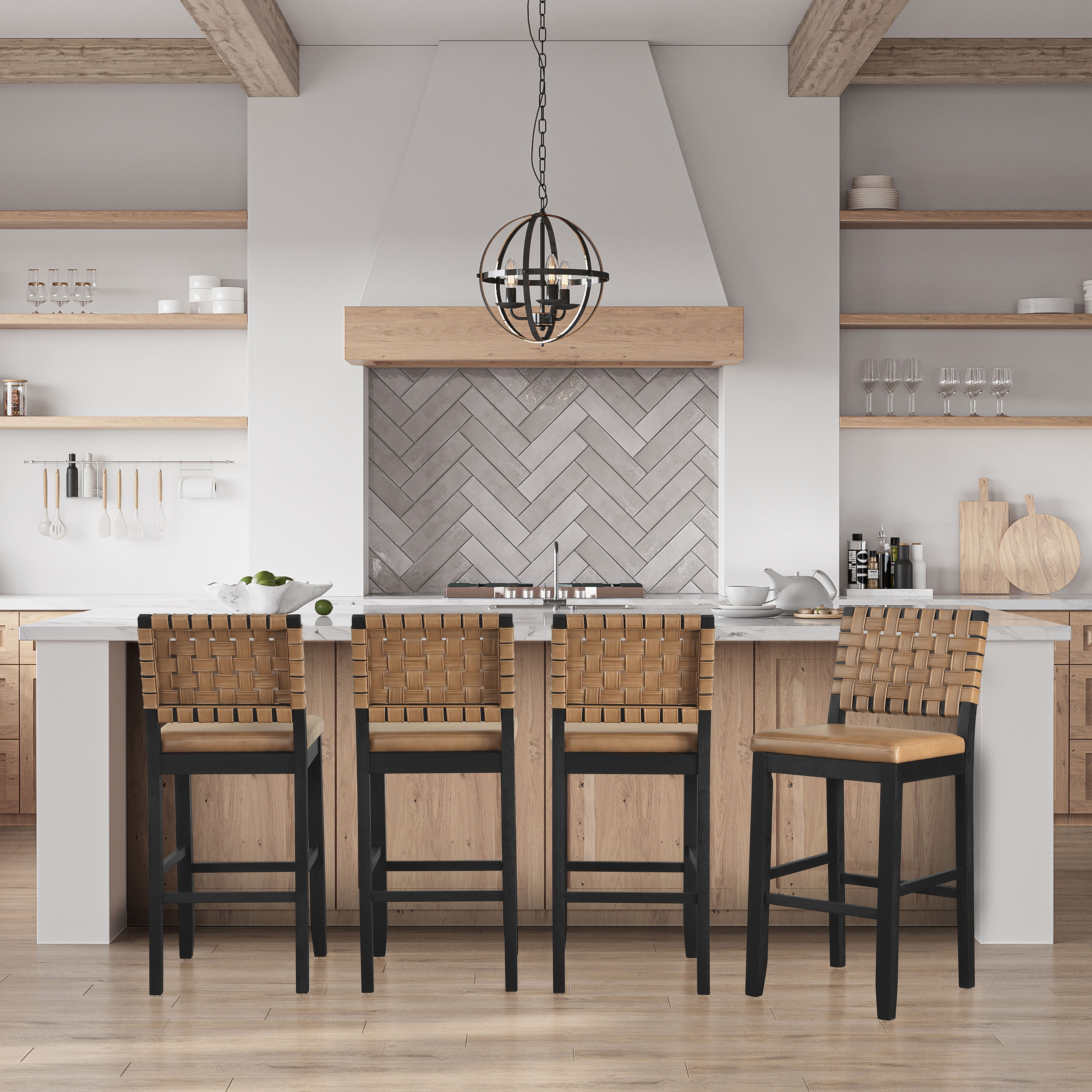 Reid - Bar Chair - Black