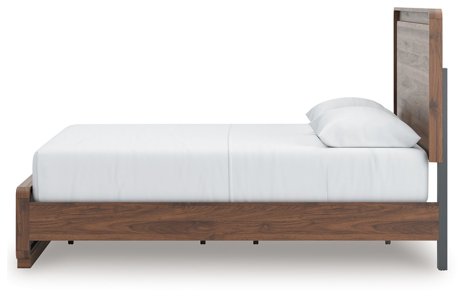 Ashley Furniture Fortlorn - Queen Panel Bed - Walnut Brown - Image 9