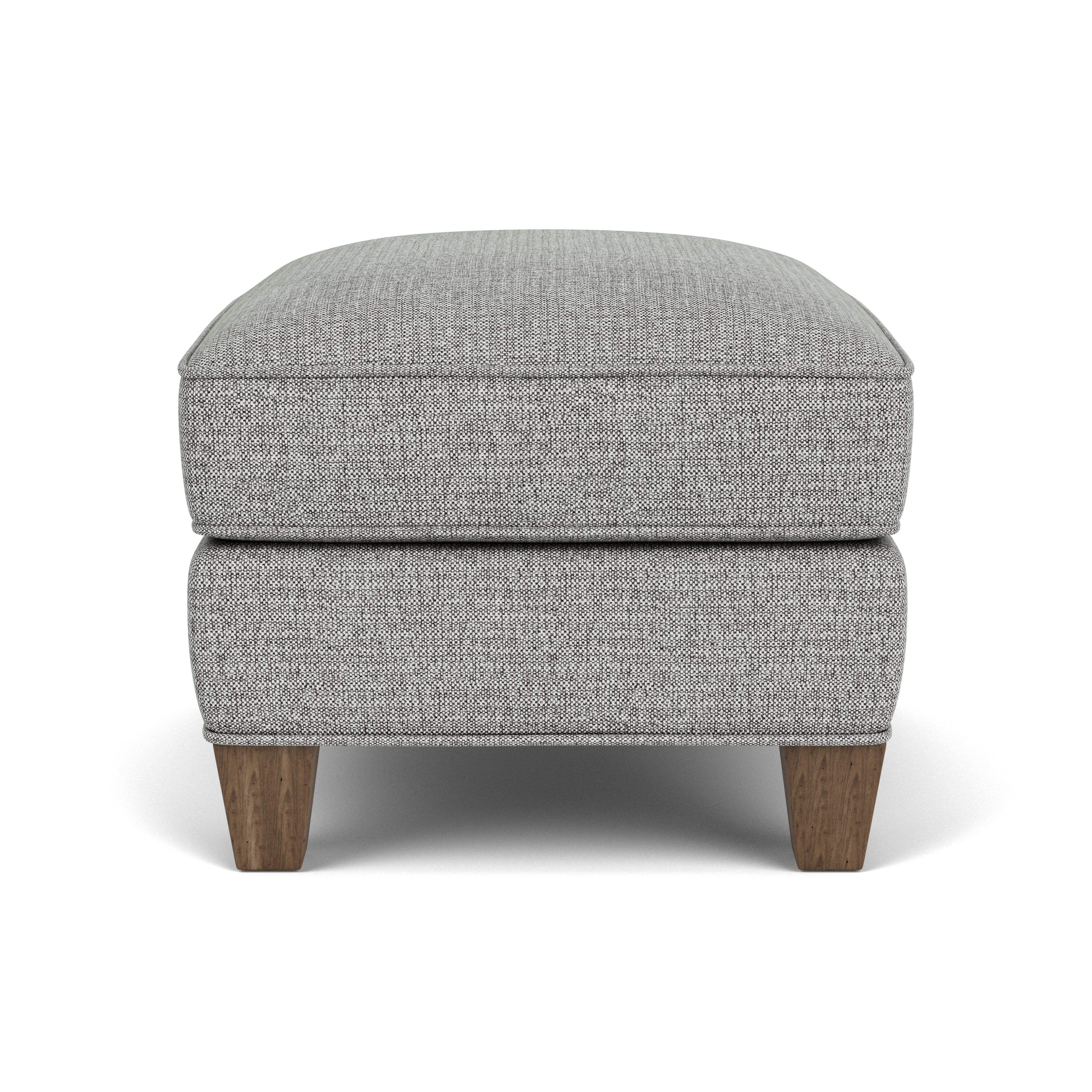 Allison - Fabric Ottoman, red, view 6