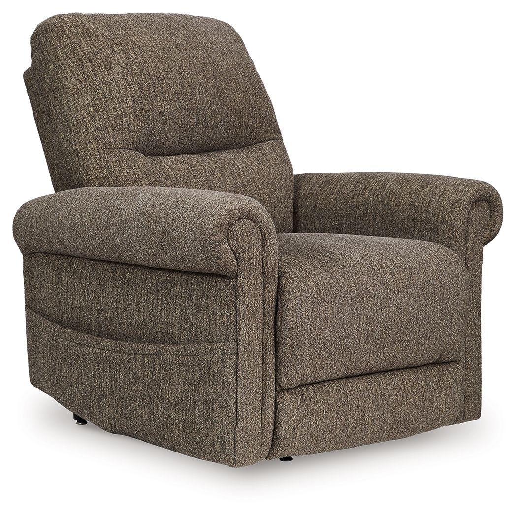 Ashley Aureta Power Lift Recliner - Earth