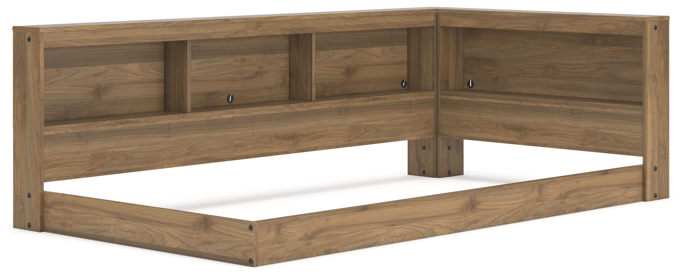Deanlow - Twin Bookcase Storage Bed - Honey