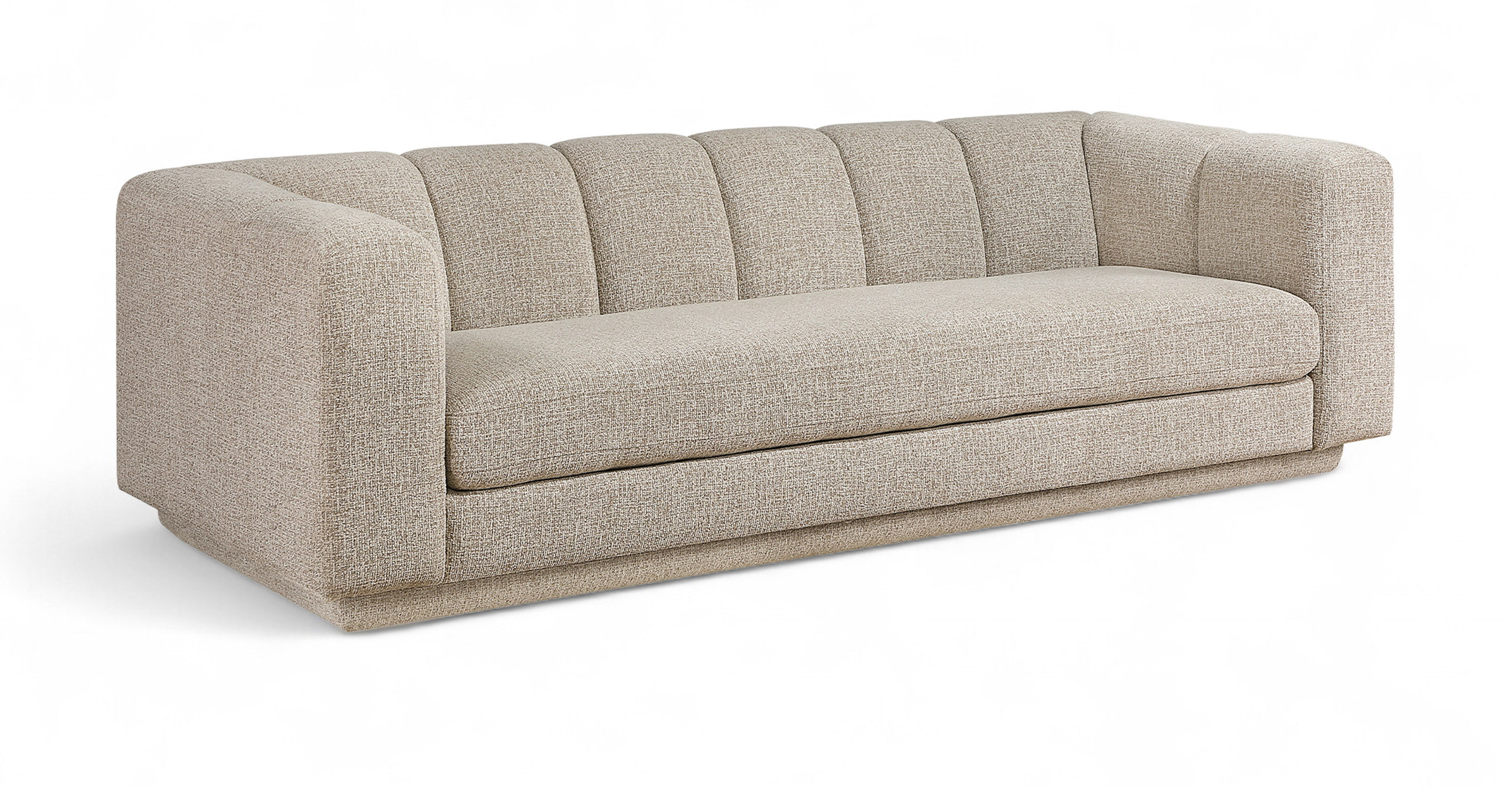 Modari - Fabric Upholstered Sofa - Beige
