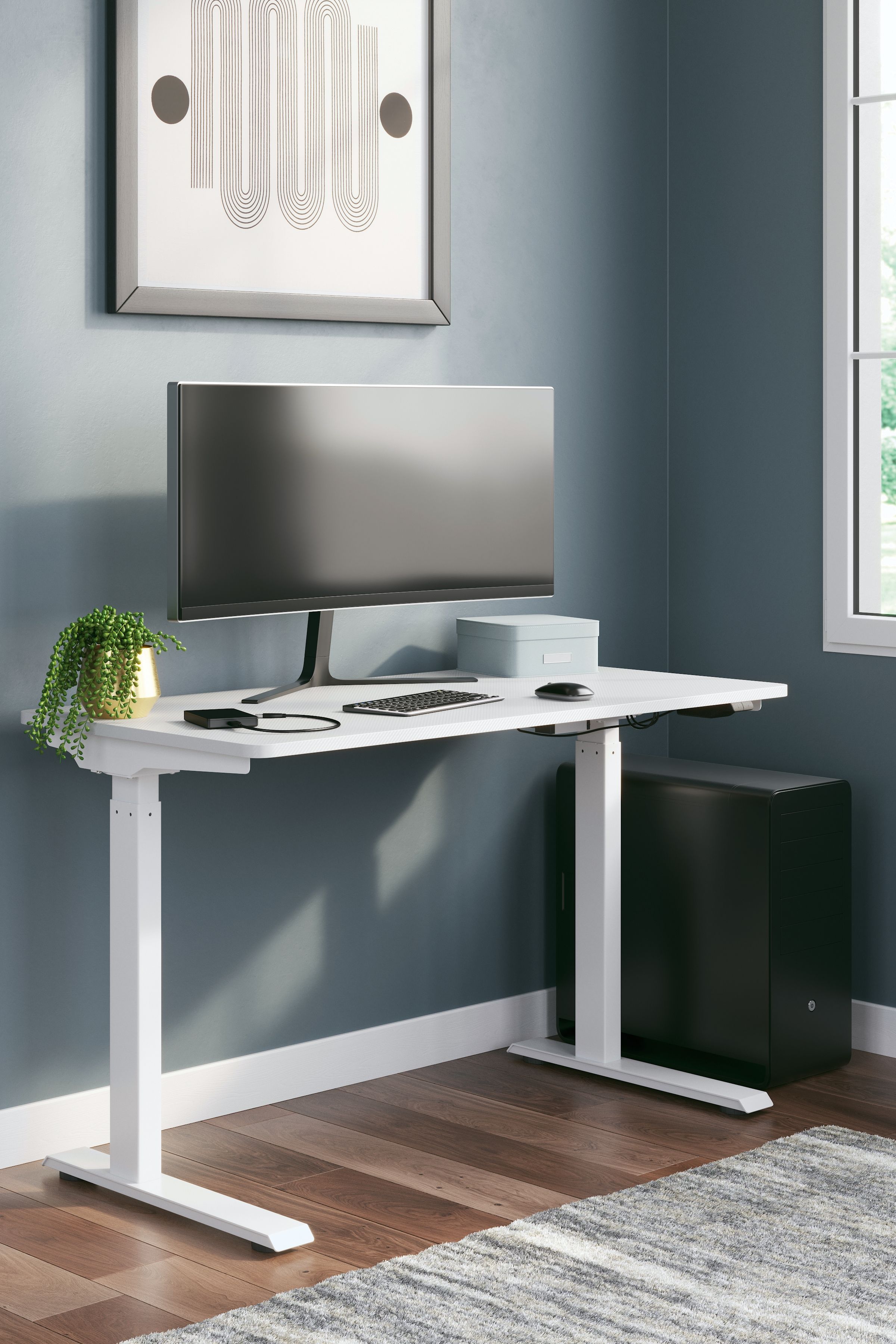 Ashley Lynxtyn Adjustable Height Desk