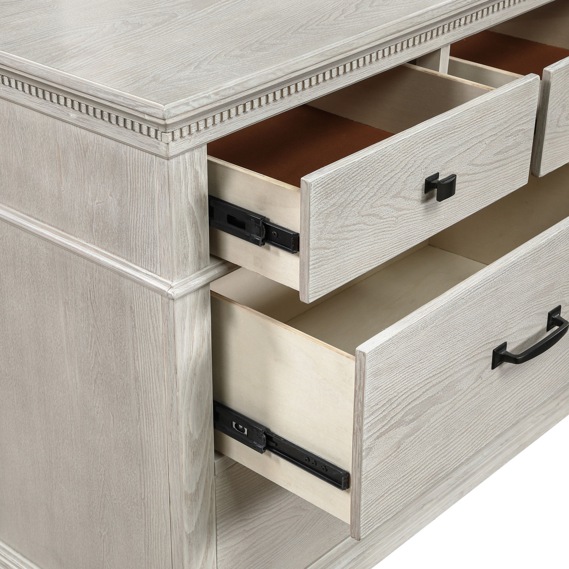 Silver Sands - Dresser - Gray, light gray