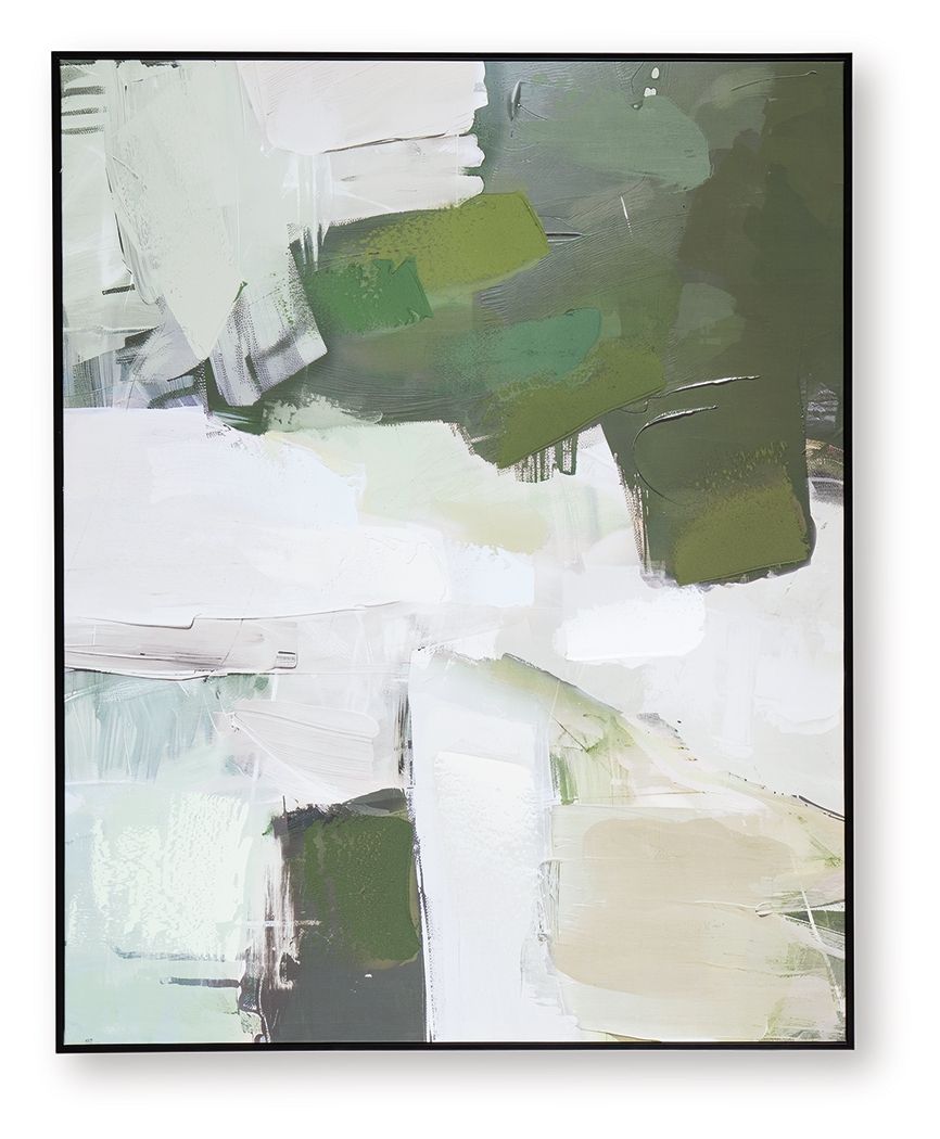 Ashley Furniture Vinick - Wall Art - Green / Gray / White - Image 5
