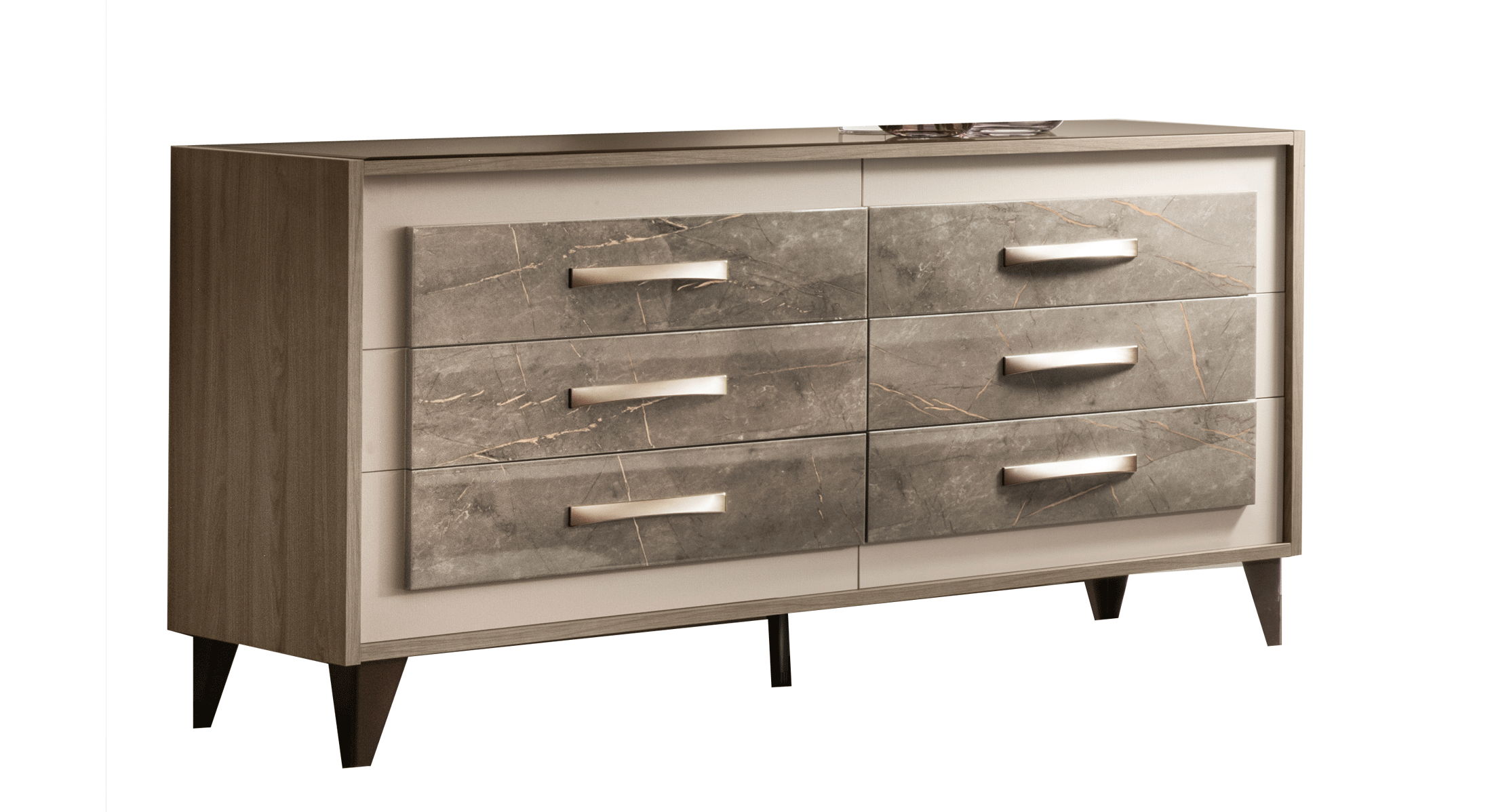 ArredoAmbra - Double Dresser - Light Brown / Beige