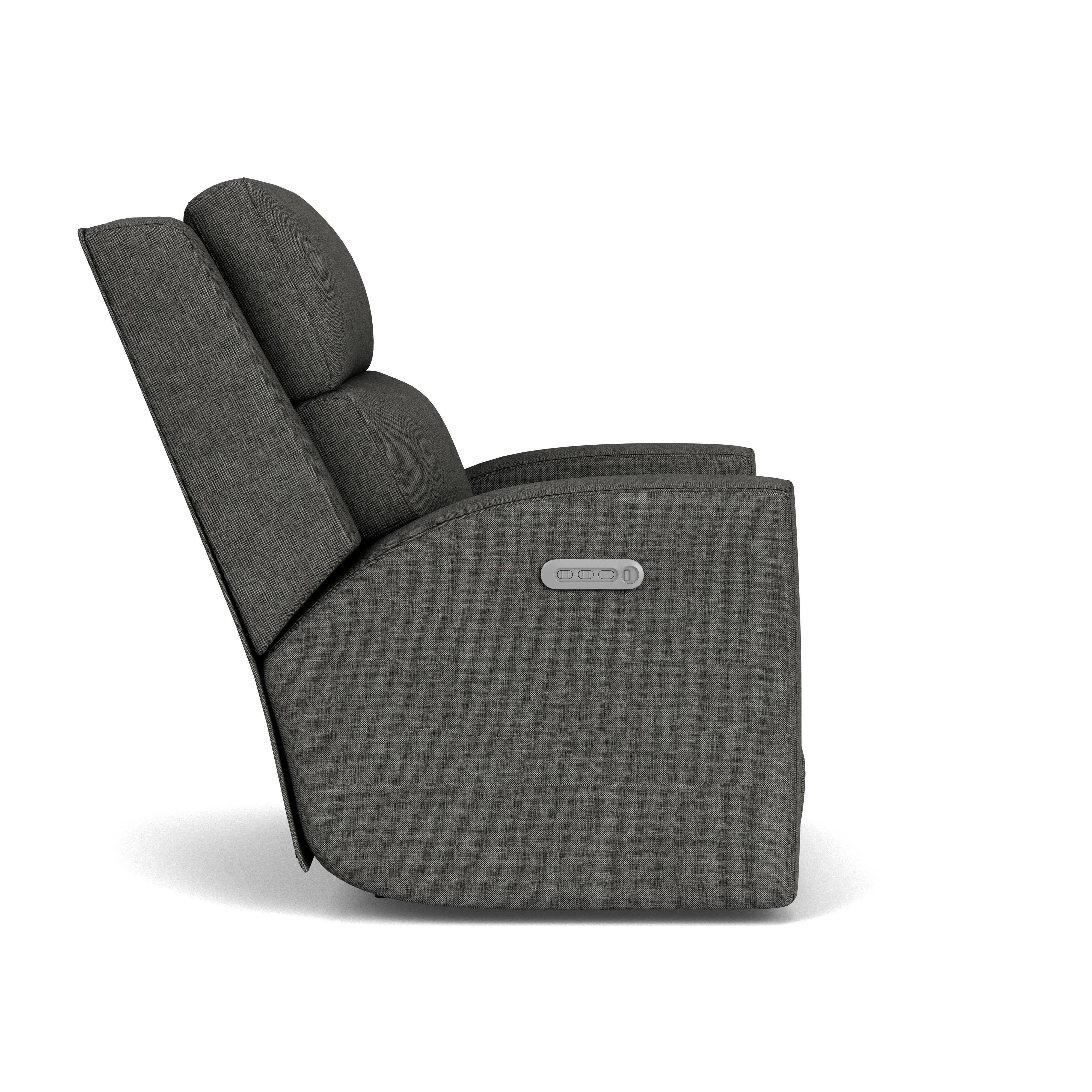 Score - Transitional Fabric Power Recliner With Power Headrest & Lumbar, light brown, view 5