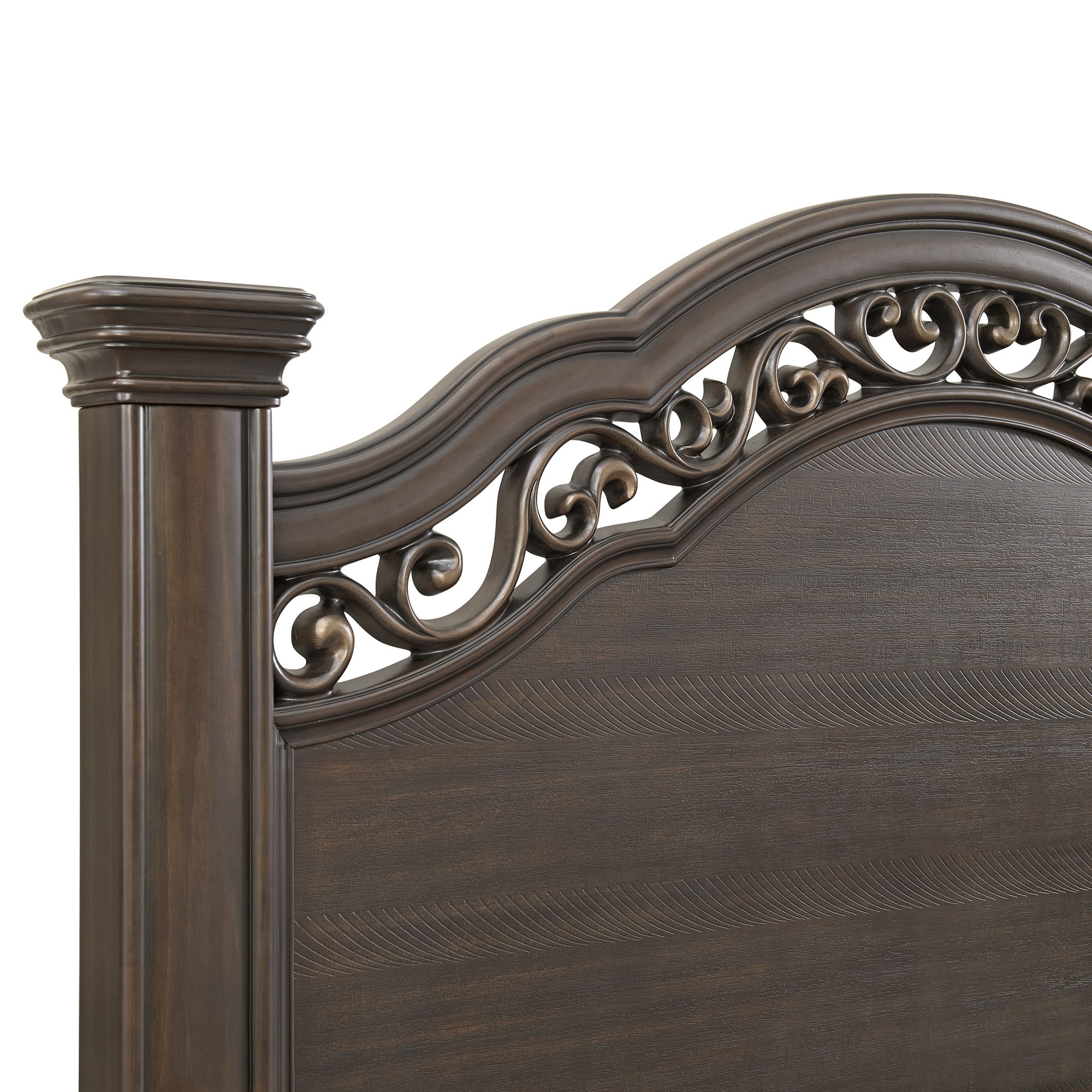 Brunswick - King 4 Piece Bedroom Set - Mahogany