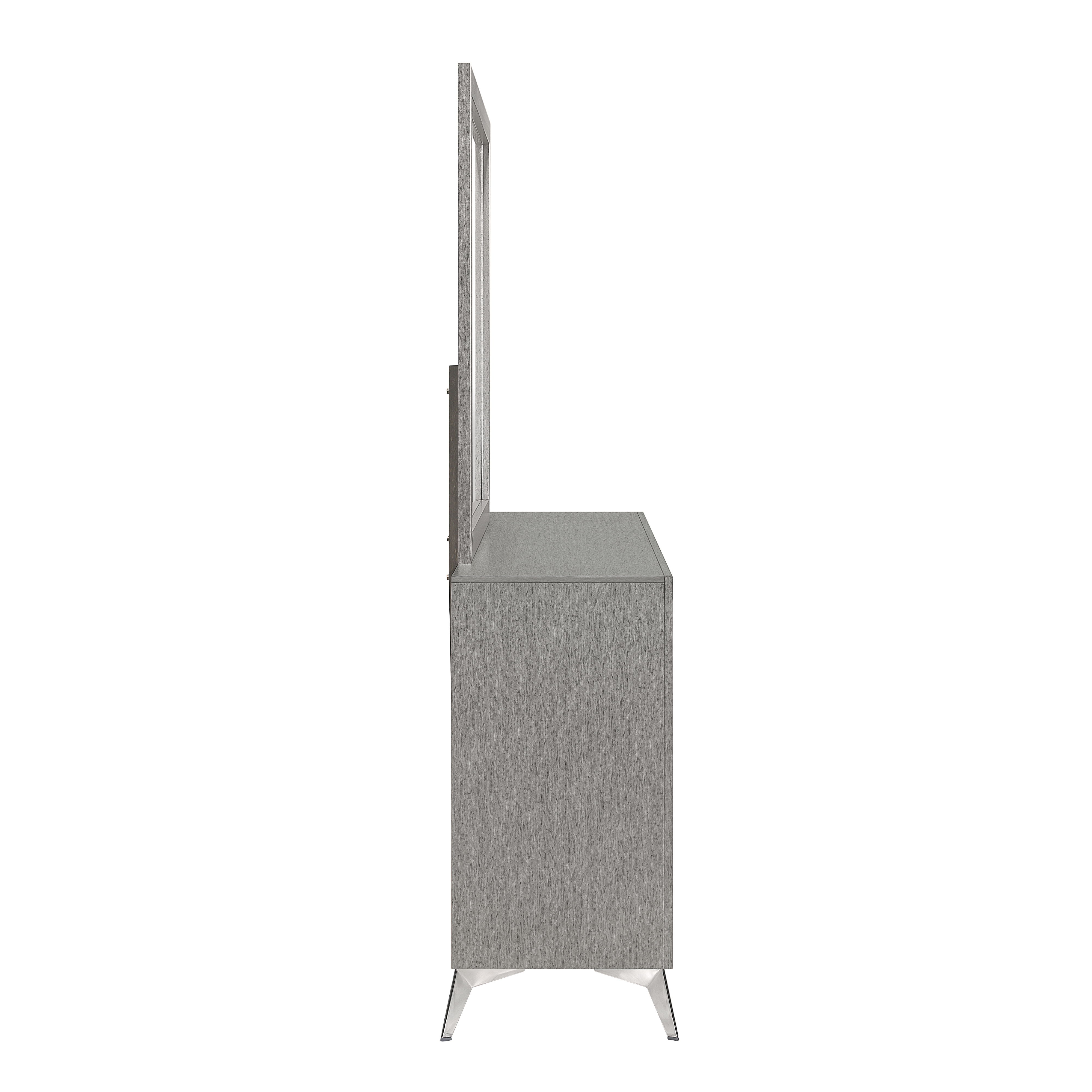 Huxley - Dresser & Mirror - Gray