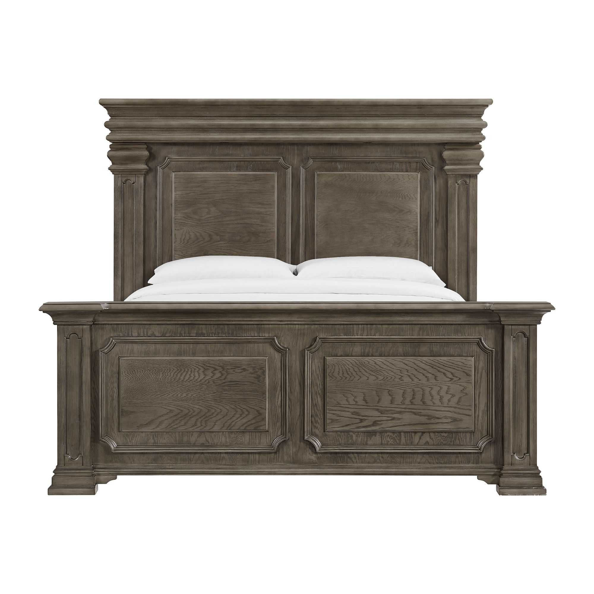 Kings Court - King Bed - Gray
