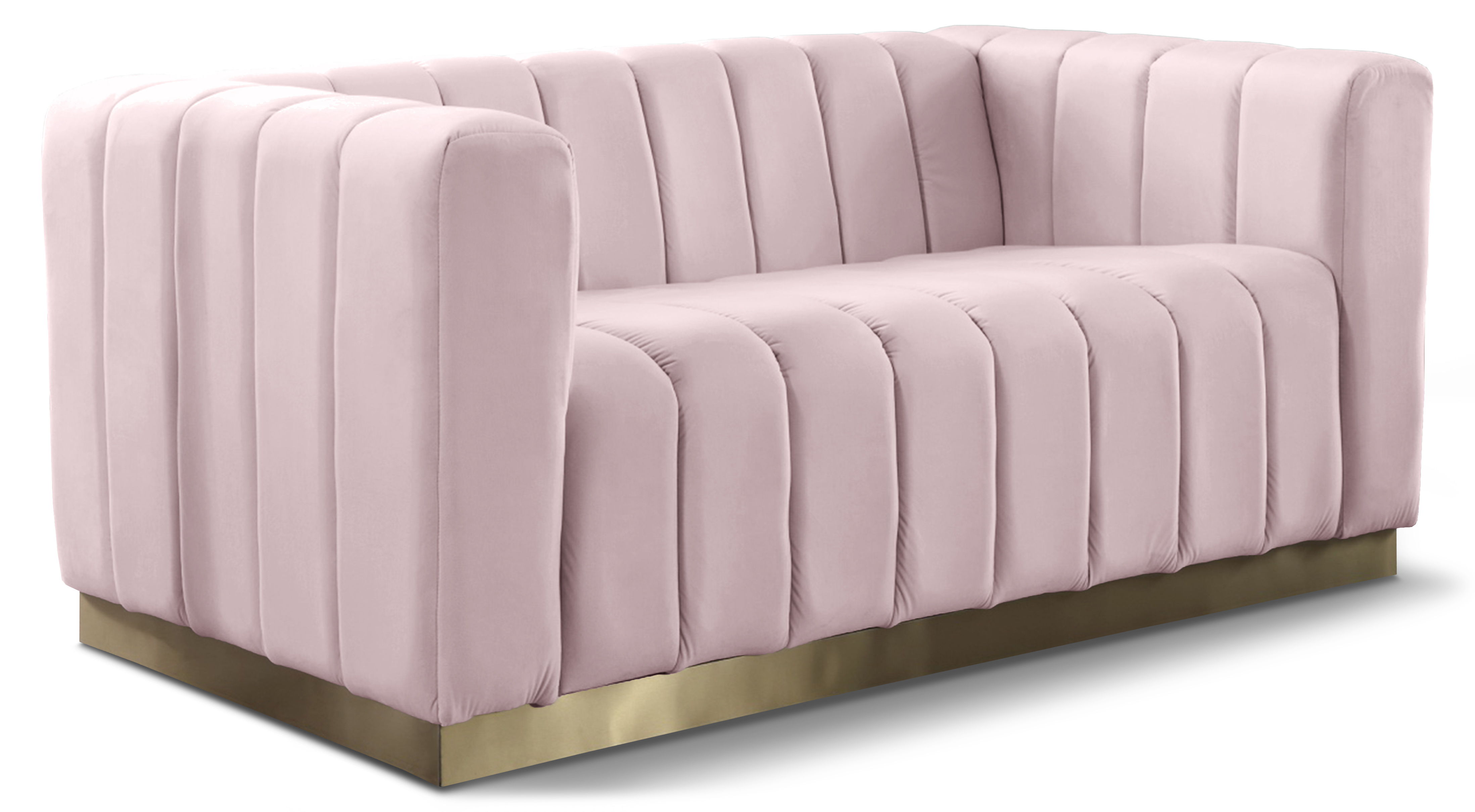 Marlon - Loveseat - Pink