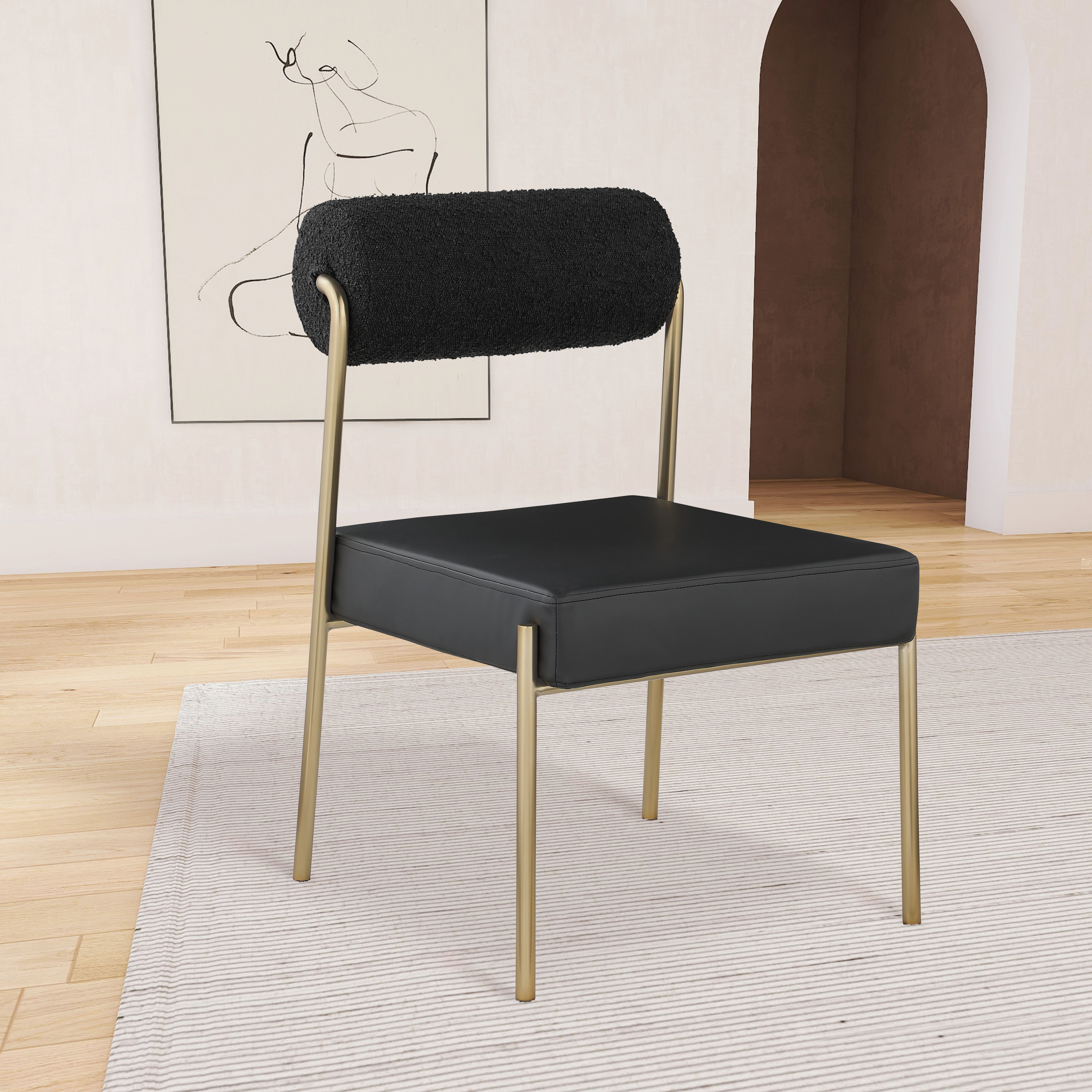 Carly - Dining Chair (Set of 2) - Black