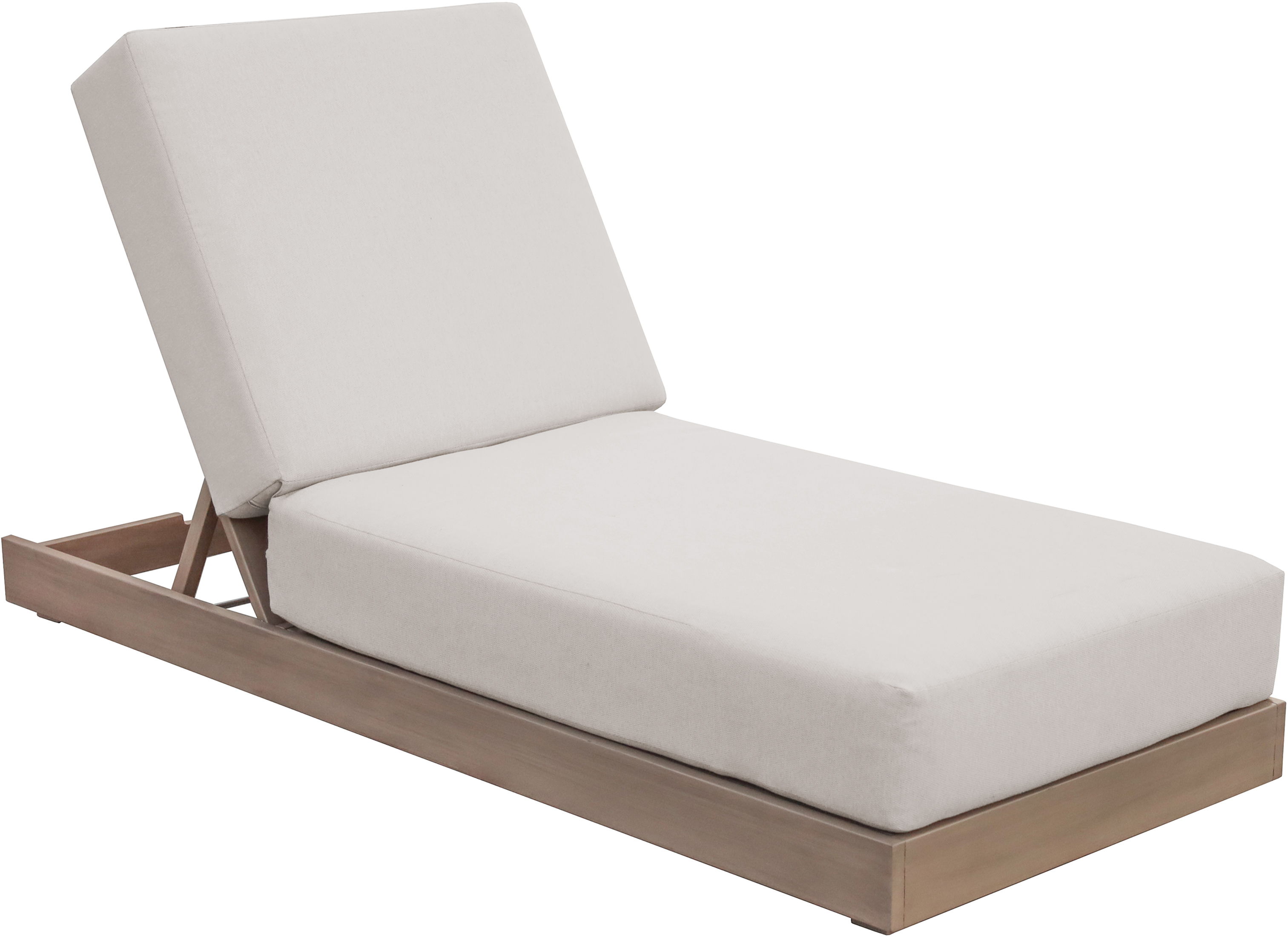 Solace - Olefin Performance Fabric Outdoor Patio Lounge Chair - Cream