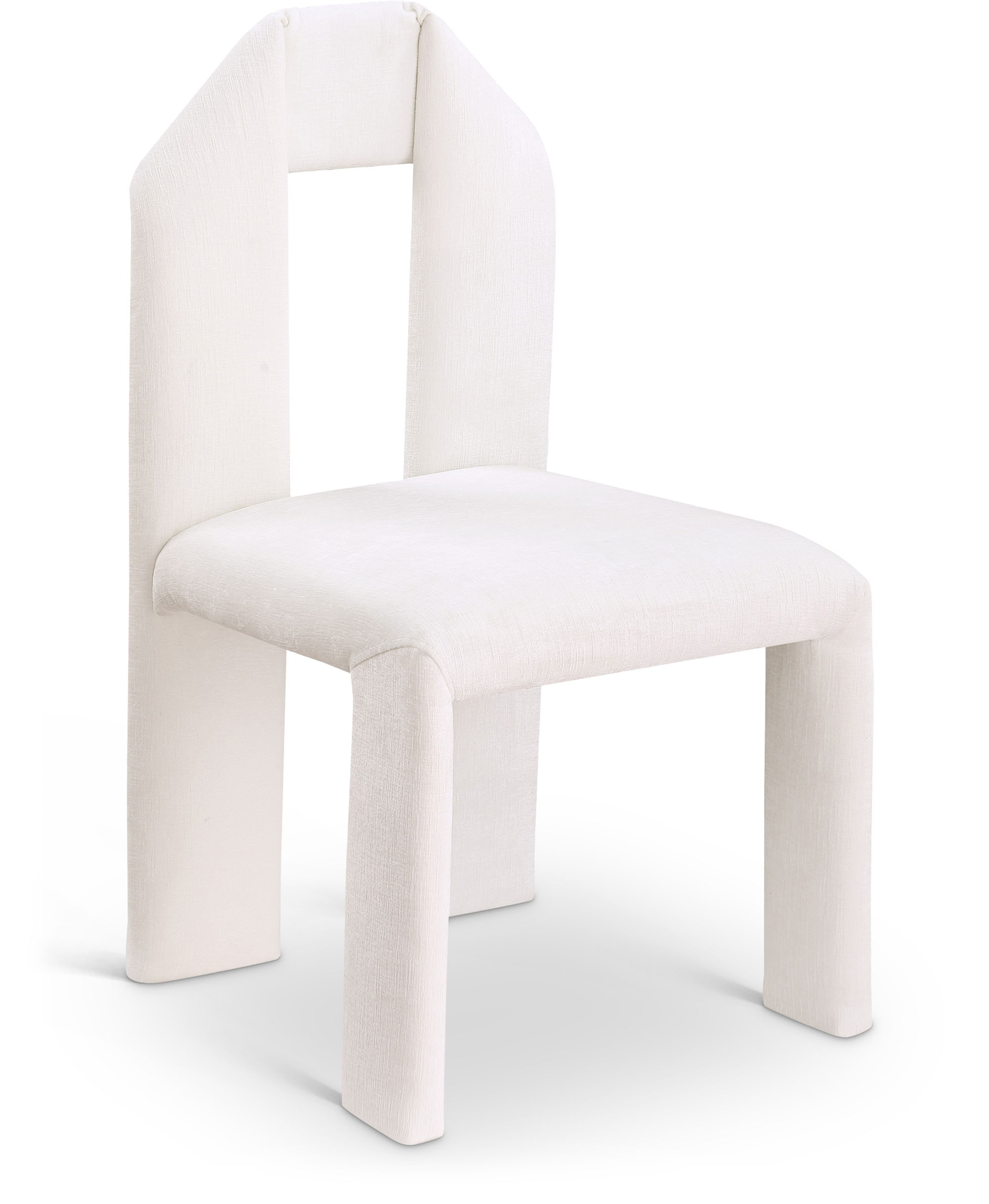 Bennett - Chenille Dining Chair (Set of 2) - Cream