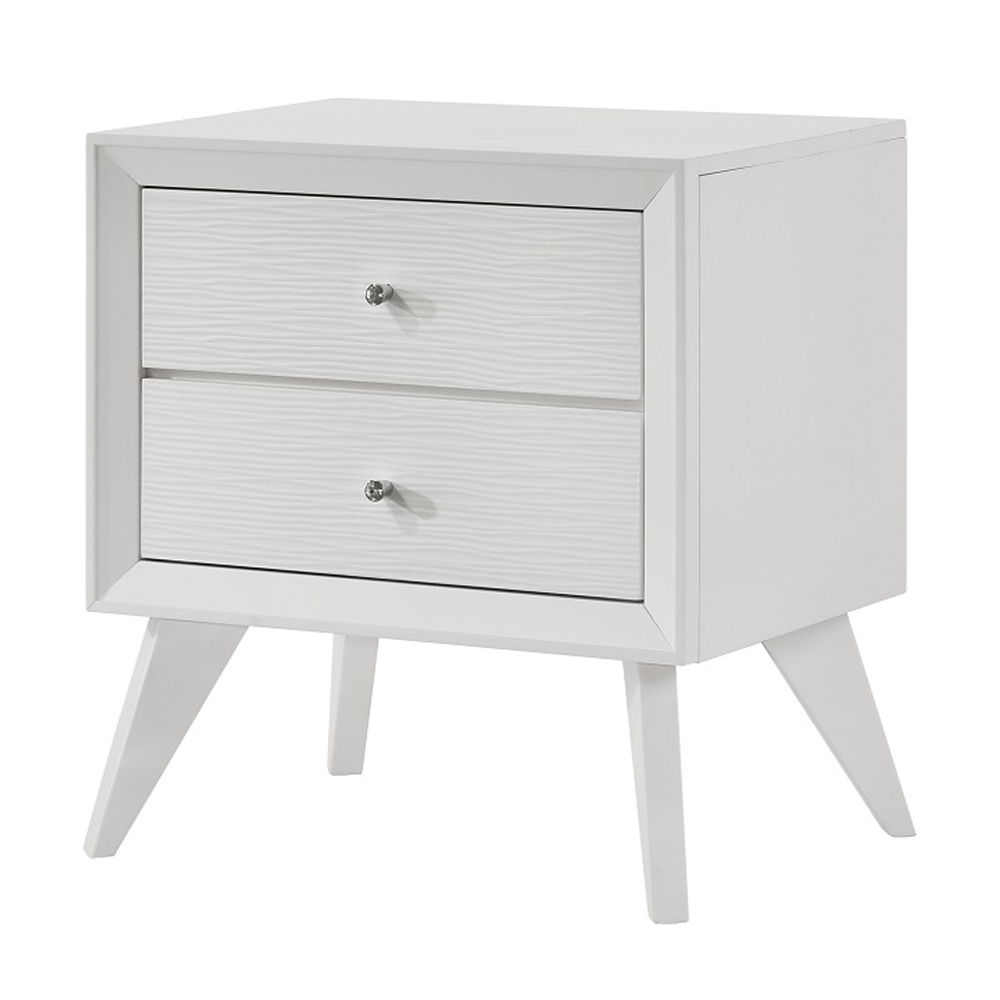 Cerys - Nightstand - White, white
