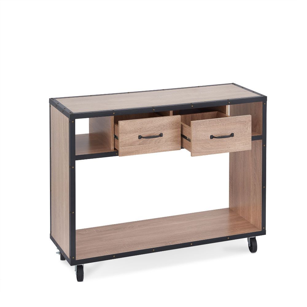 Bemis - Accent Table - Weathered Light Oak, light brown, view 2