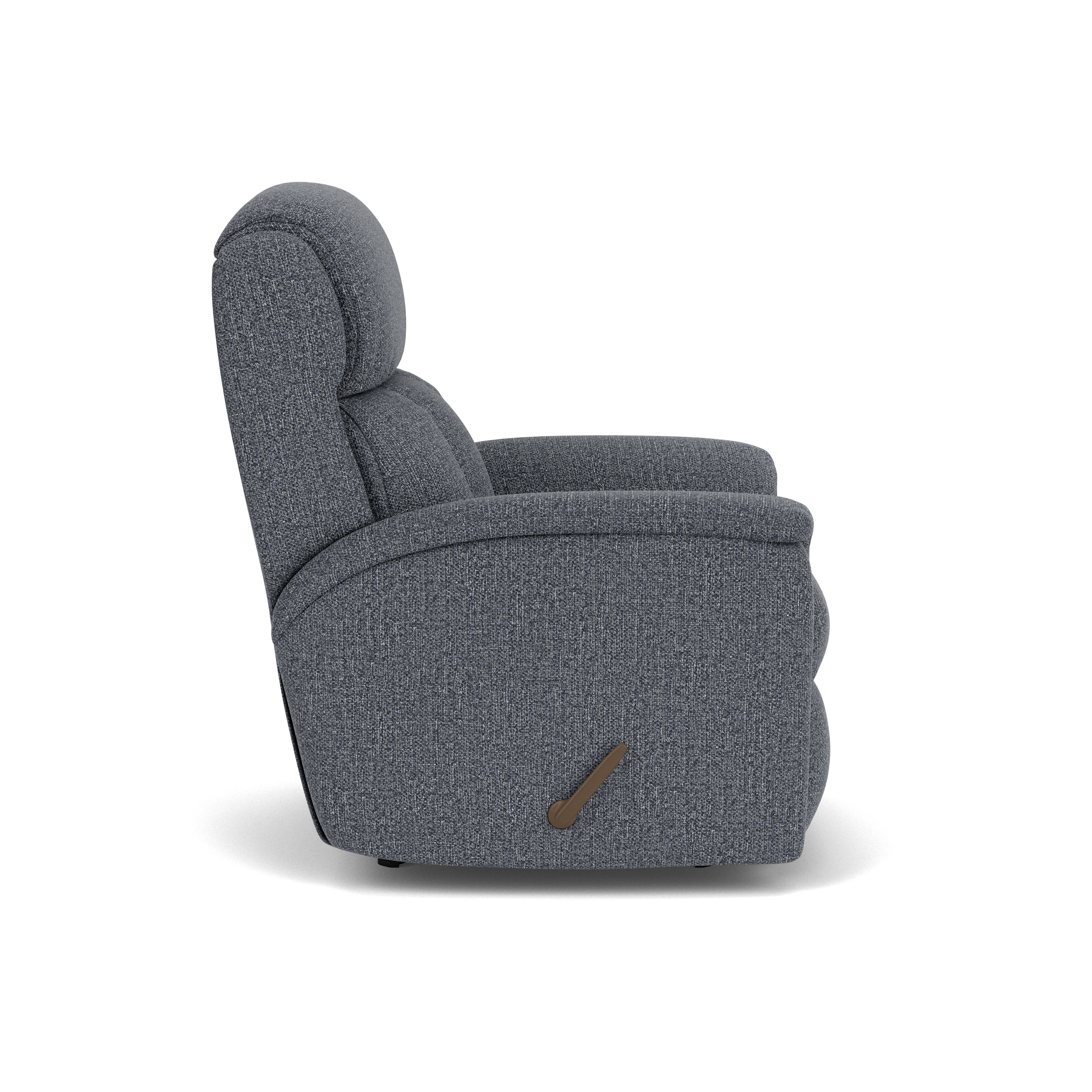 Luna - Transitional Fabric Recliner, blue, view 5