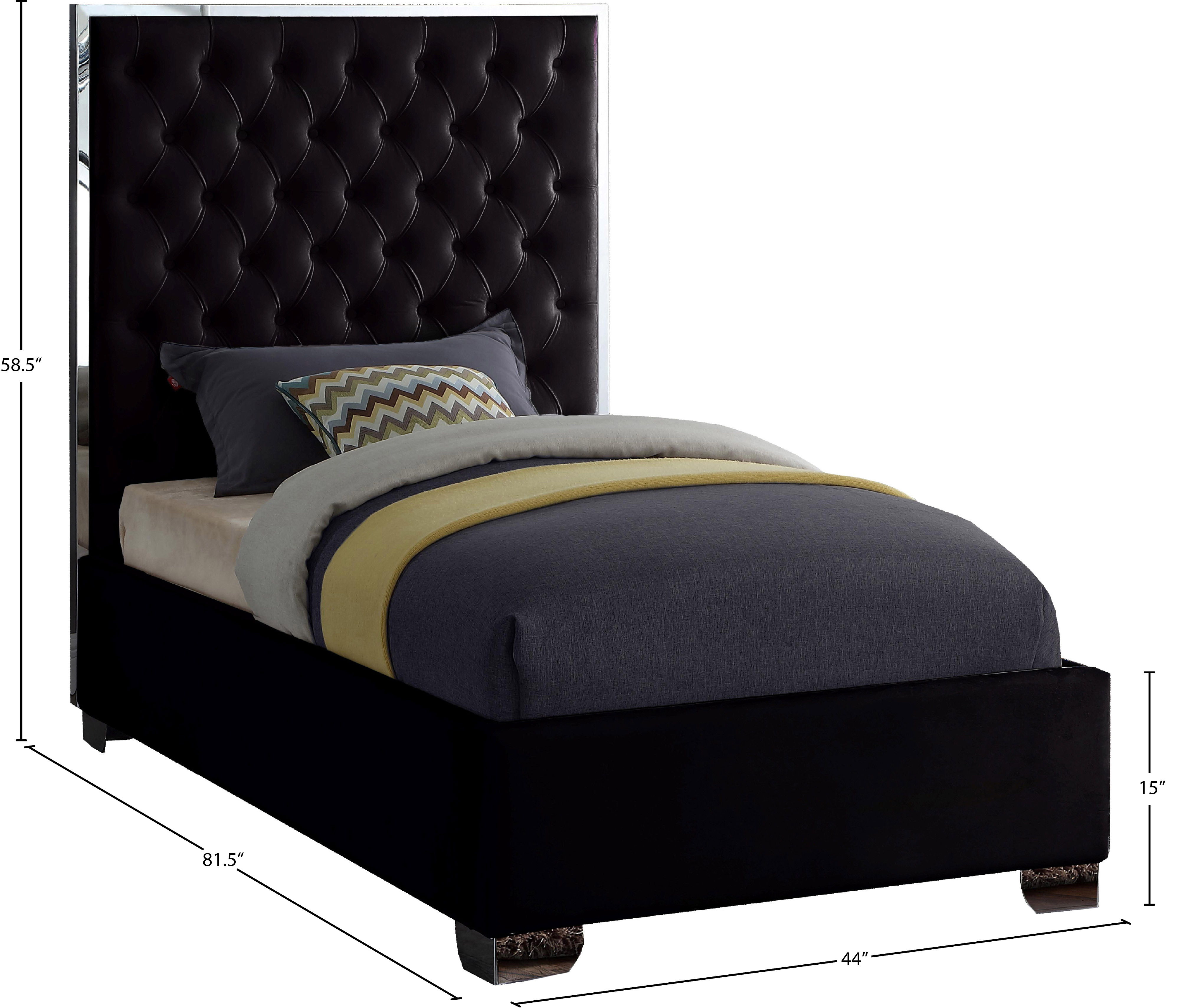 Lexi - Twin Bed - Black