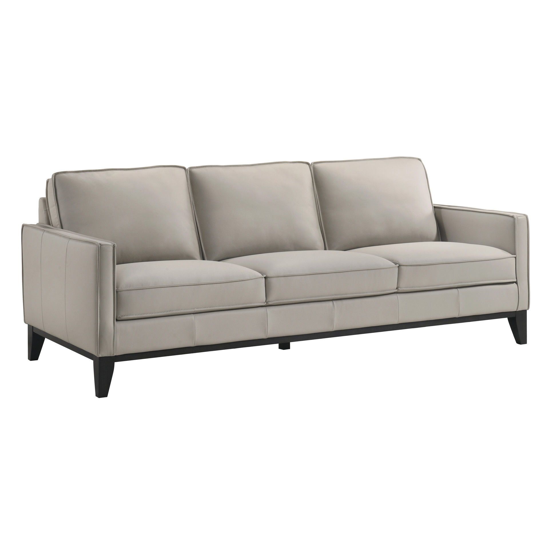 Aaron - Sofa - Mist Gray, gray