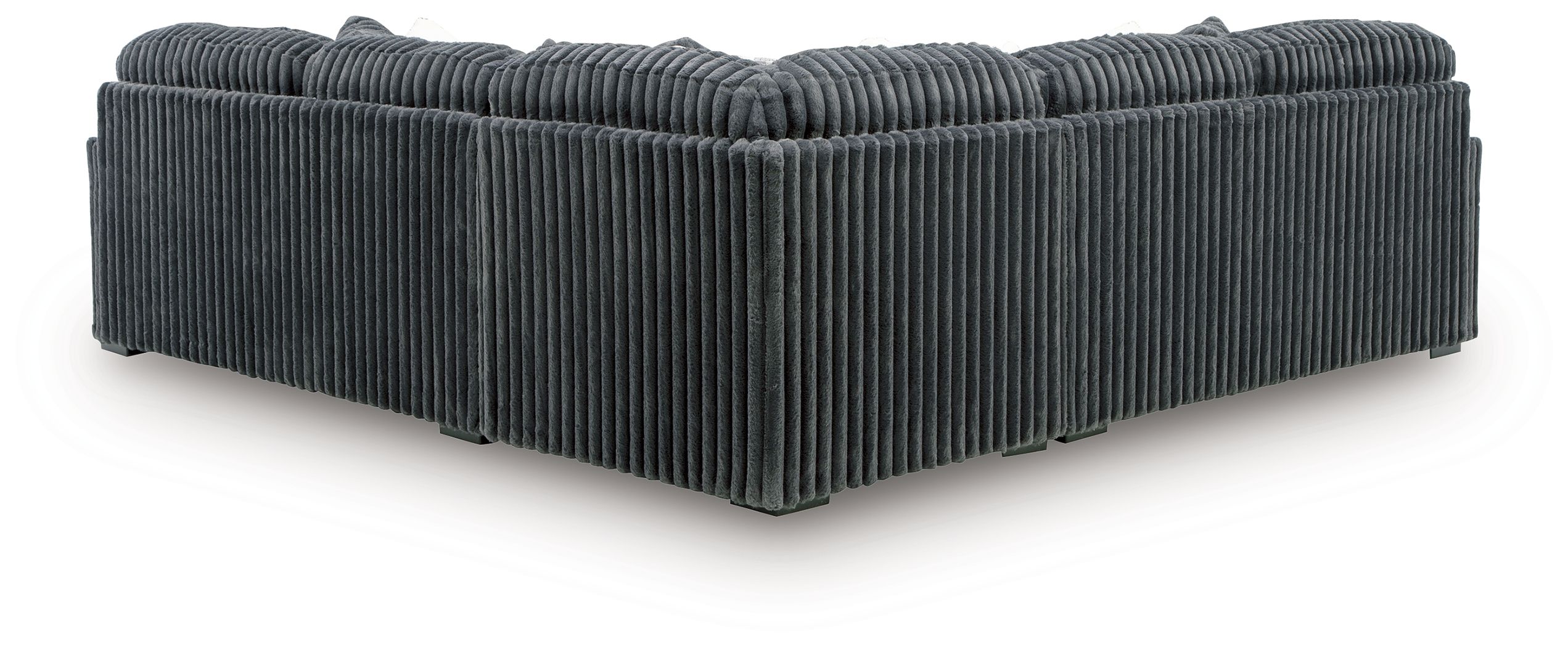 Midnight-Madness - 3-Piece Sectional - Gunmetal