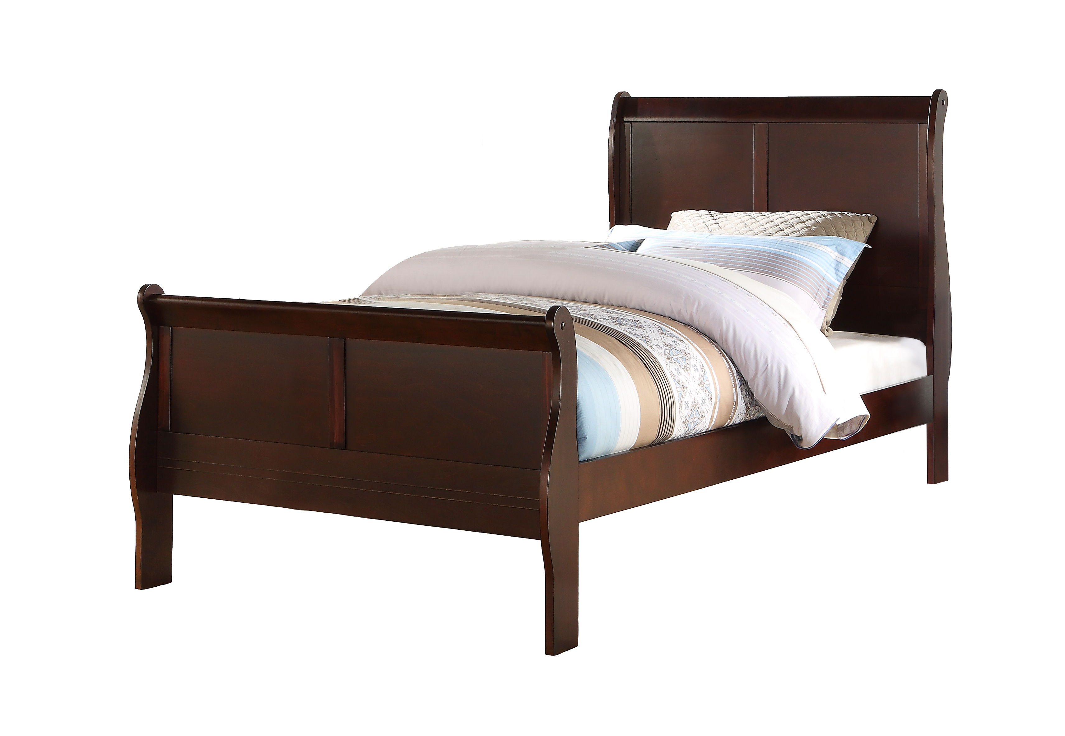 Louis Philip - Twin Bed - Cherry Image