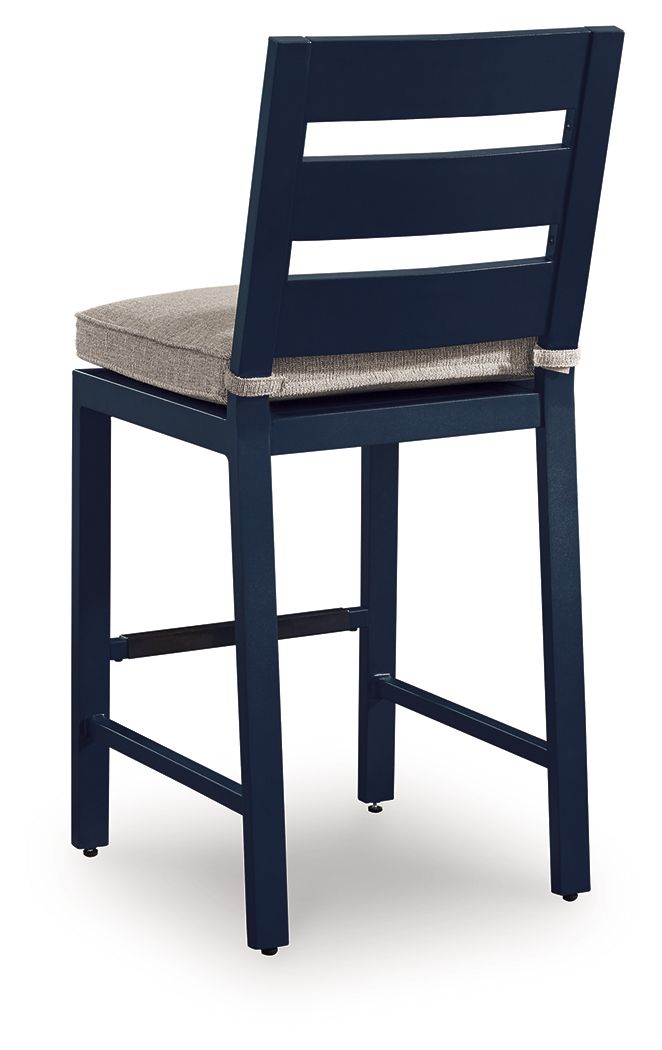 Ashley Furniture East Beach - Barstool (Set of 2) - Blue - Image 5