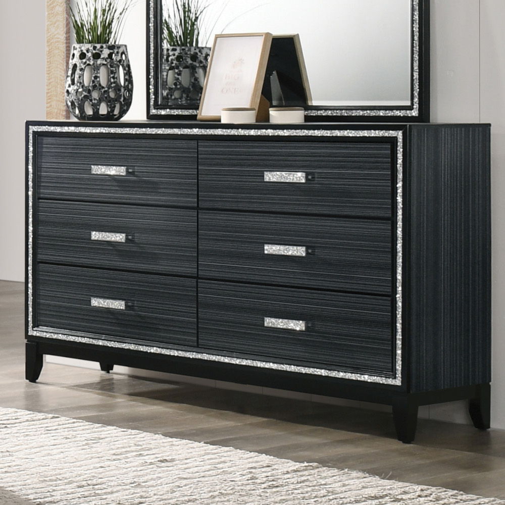 Haiden - Dresser - Weathered Black, black, view 6