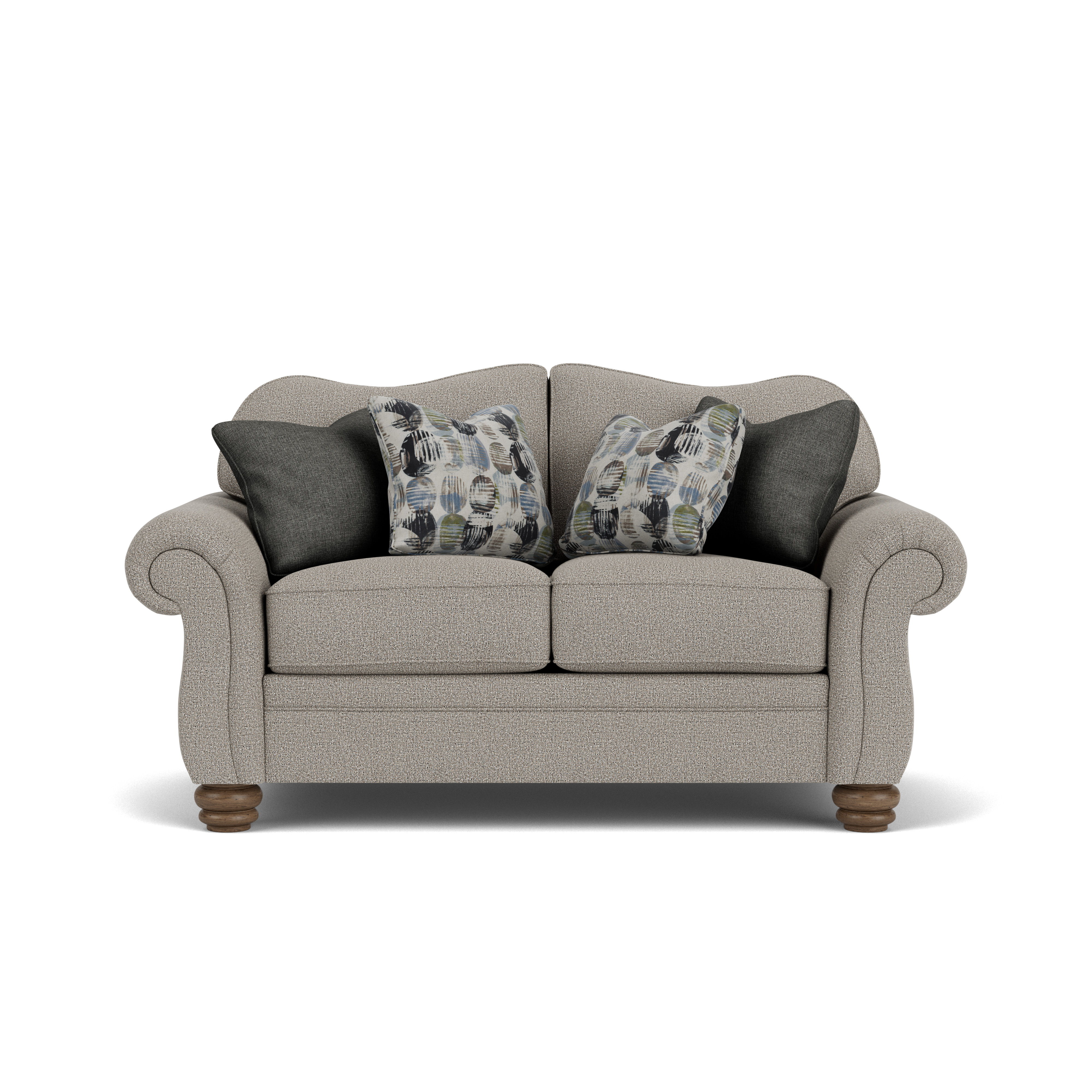 Bexley - Fabric Loveseat, beige, view 3