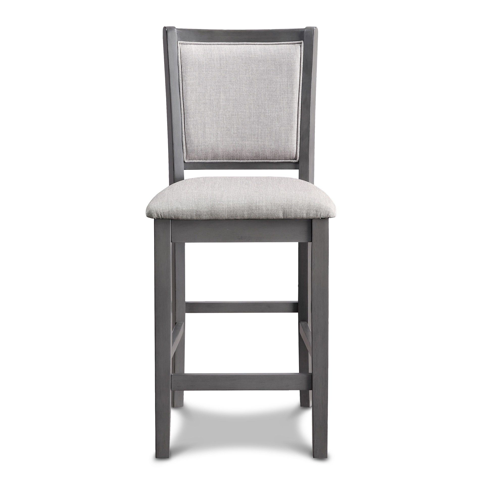 Amy - Counter Chair (Set of 2) - Gray