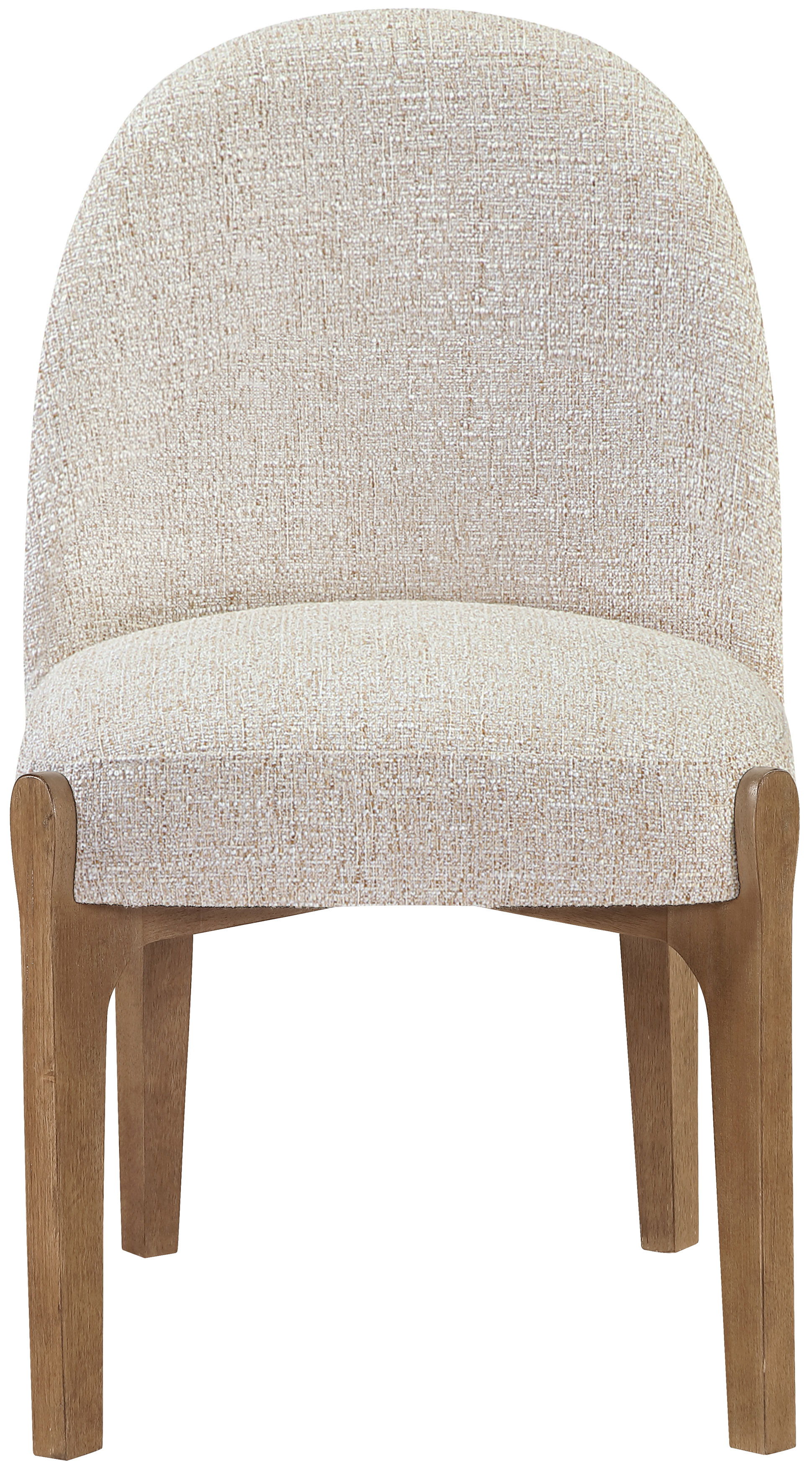 Torino - Fabric Upholstered Dining Chair (Set of 2) - Beige / Brown