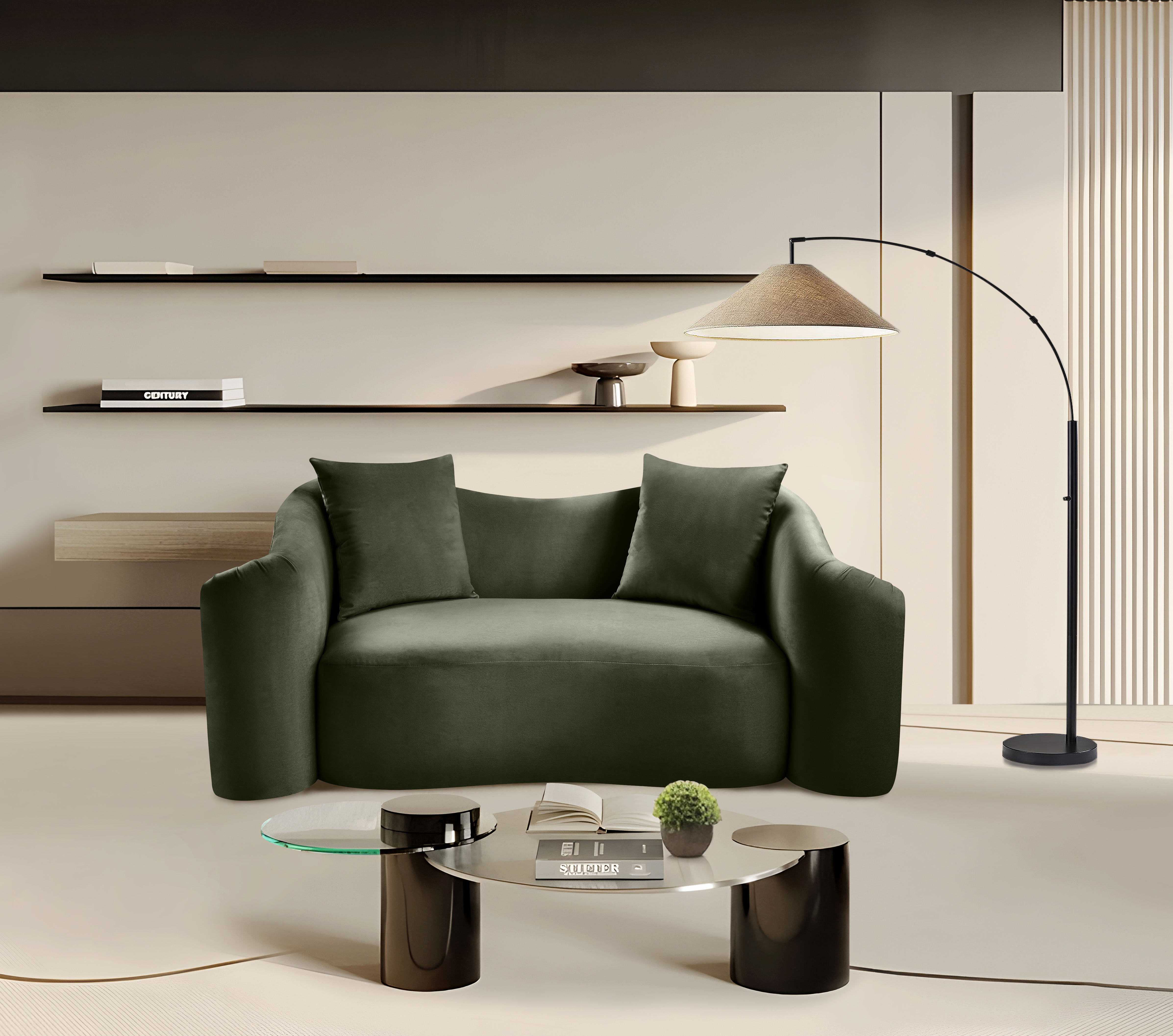 Destin - Loveseat - Green