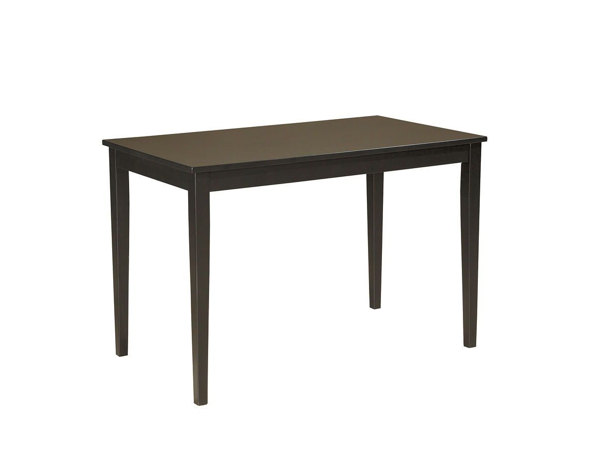 Ashley Furniture Kimonte - 5 Pc. - Dining Room Table, 2 Beige Side Chairs, 2 Brown Side Chairs - Dark Brown - Image 5