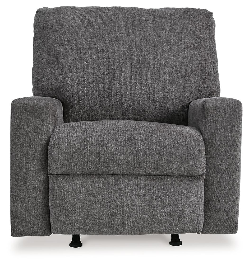 Ashley Furniture Rannis - 2 Pc. - Full Sofa Sleeper, Rocker Recliner - Pewter - Image 9