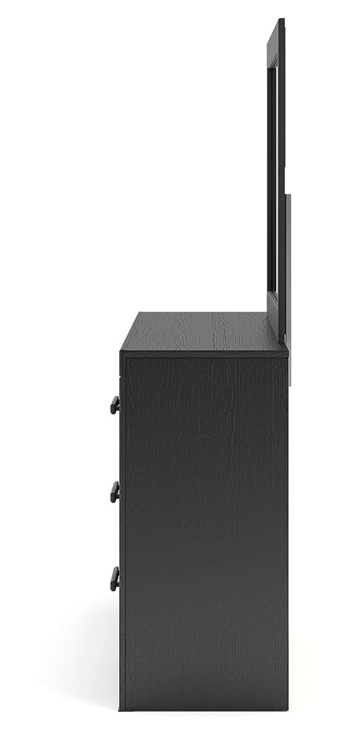 Ashley Furniture Broachmyn - Dresser And Mirror - Black / Gray - Image 7